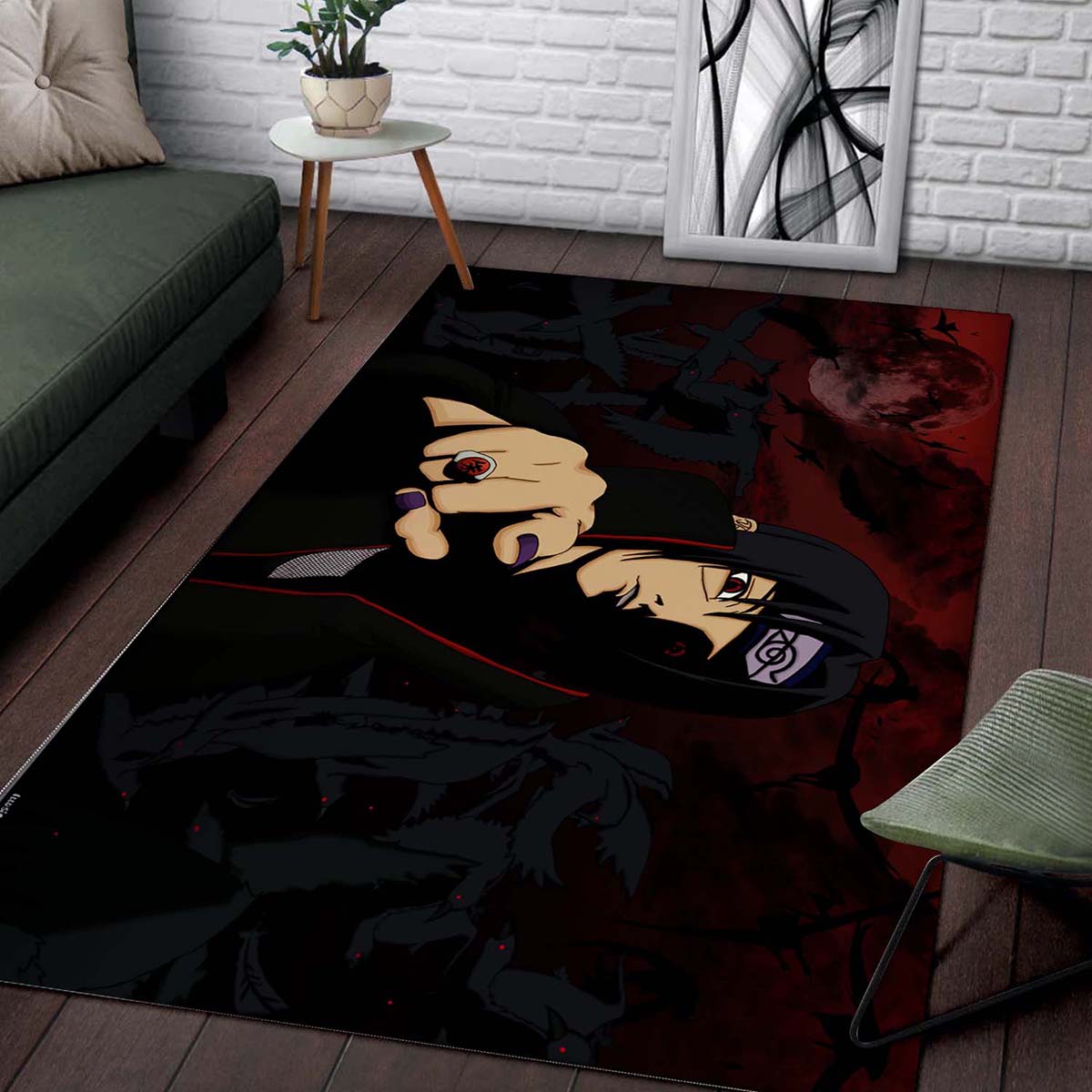 Naruto Itachi Ninja Dserteur Teppich – Bild 2
