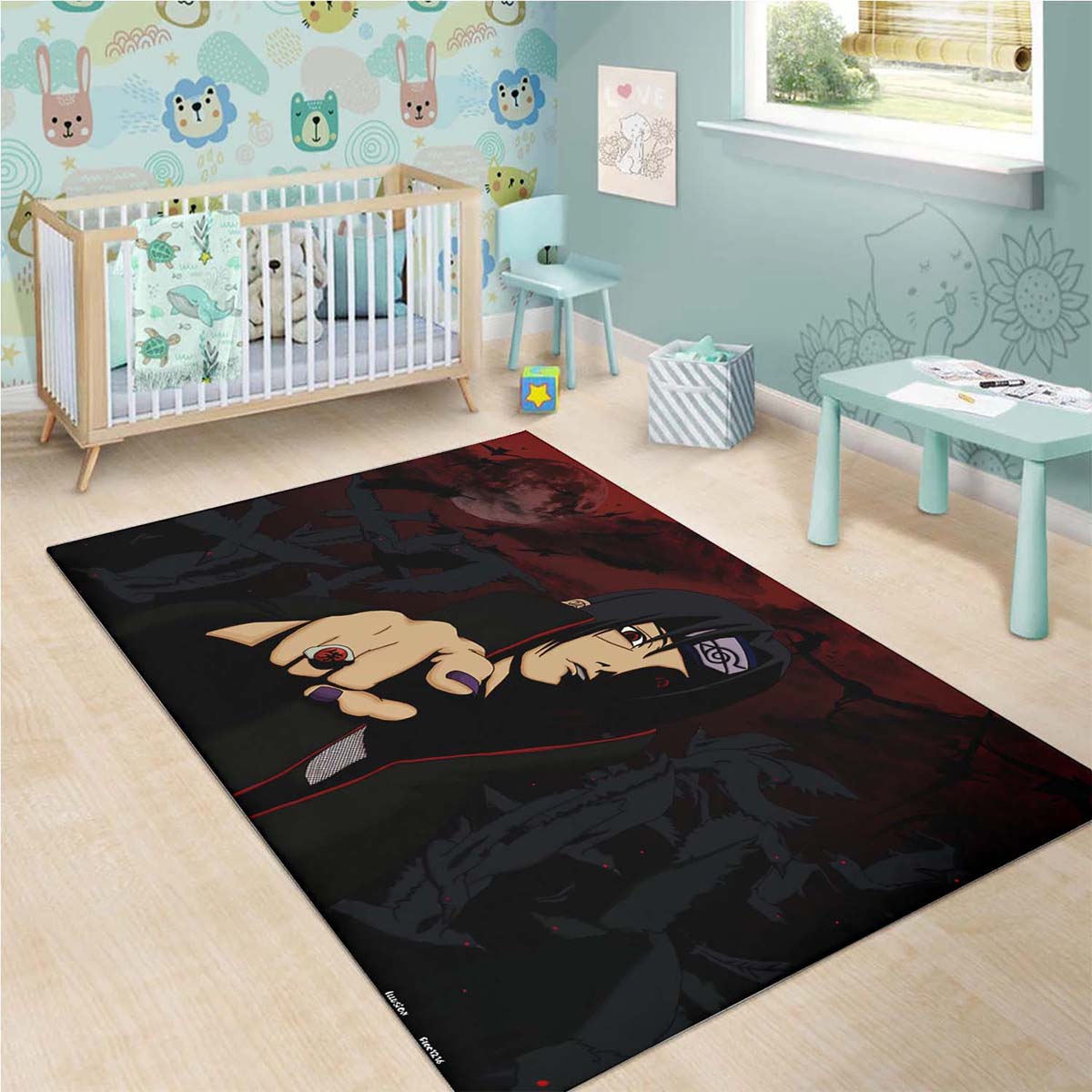 Naruto Itachi Ninja Dserteur Teppich – Bild 3