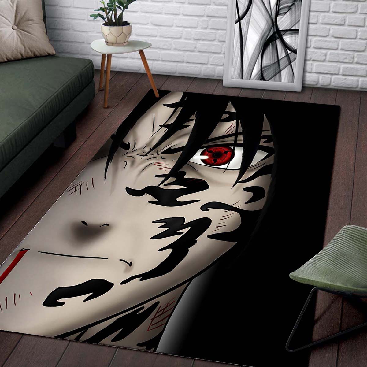 Naruto Itachi Sharingan Teppich – Bild 2
