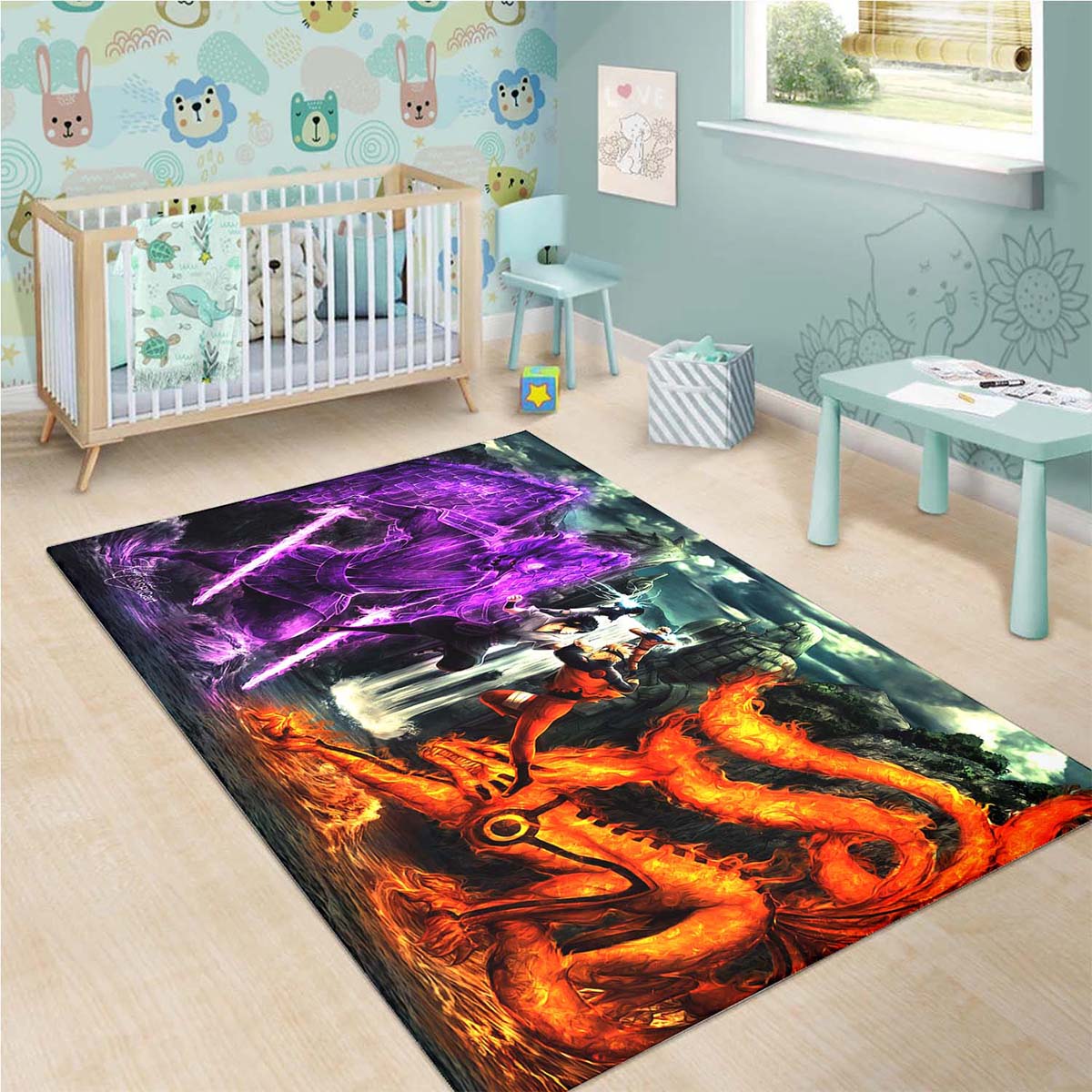 Naruto Vs Sasuke 1 Teppich – Bild 3