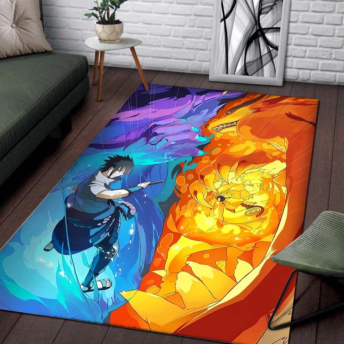 Naruto Vs Sasuke 1 Teppich – Bild 2