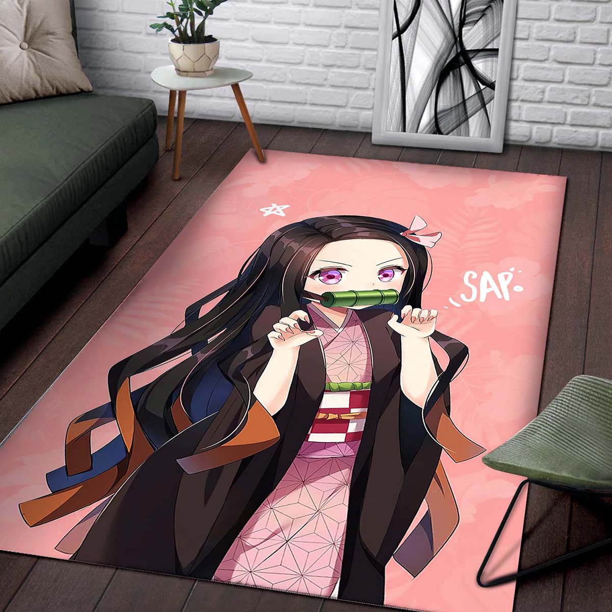 Nezuko Demon Slayer Anime 101 Teppich – Bild 2