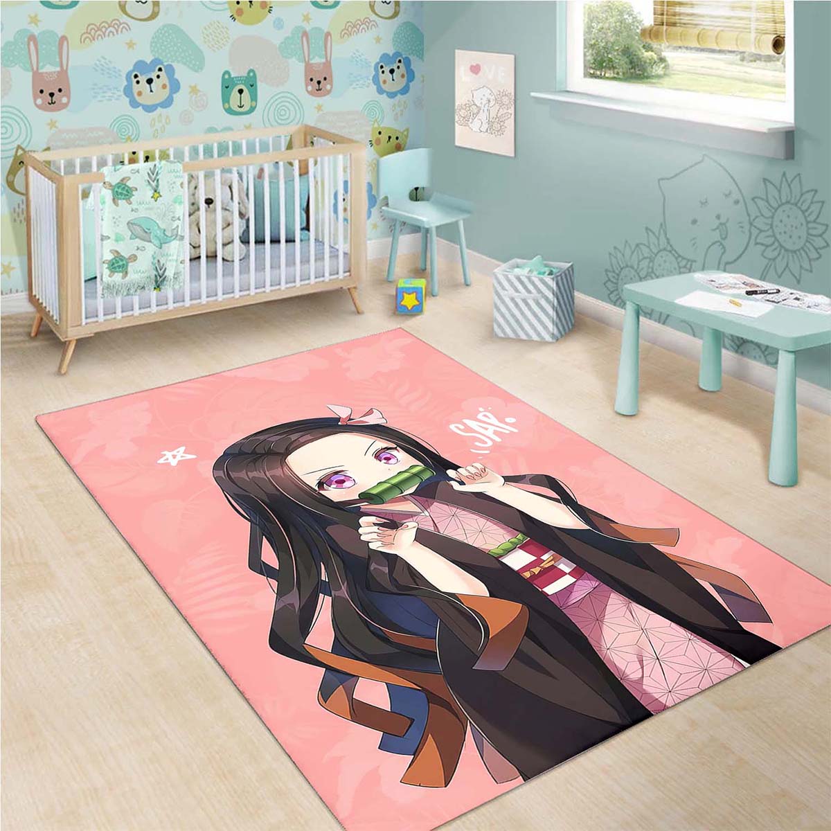 Nezuko Demon Slayer Anime 101 Teppich – Bild 3