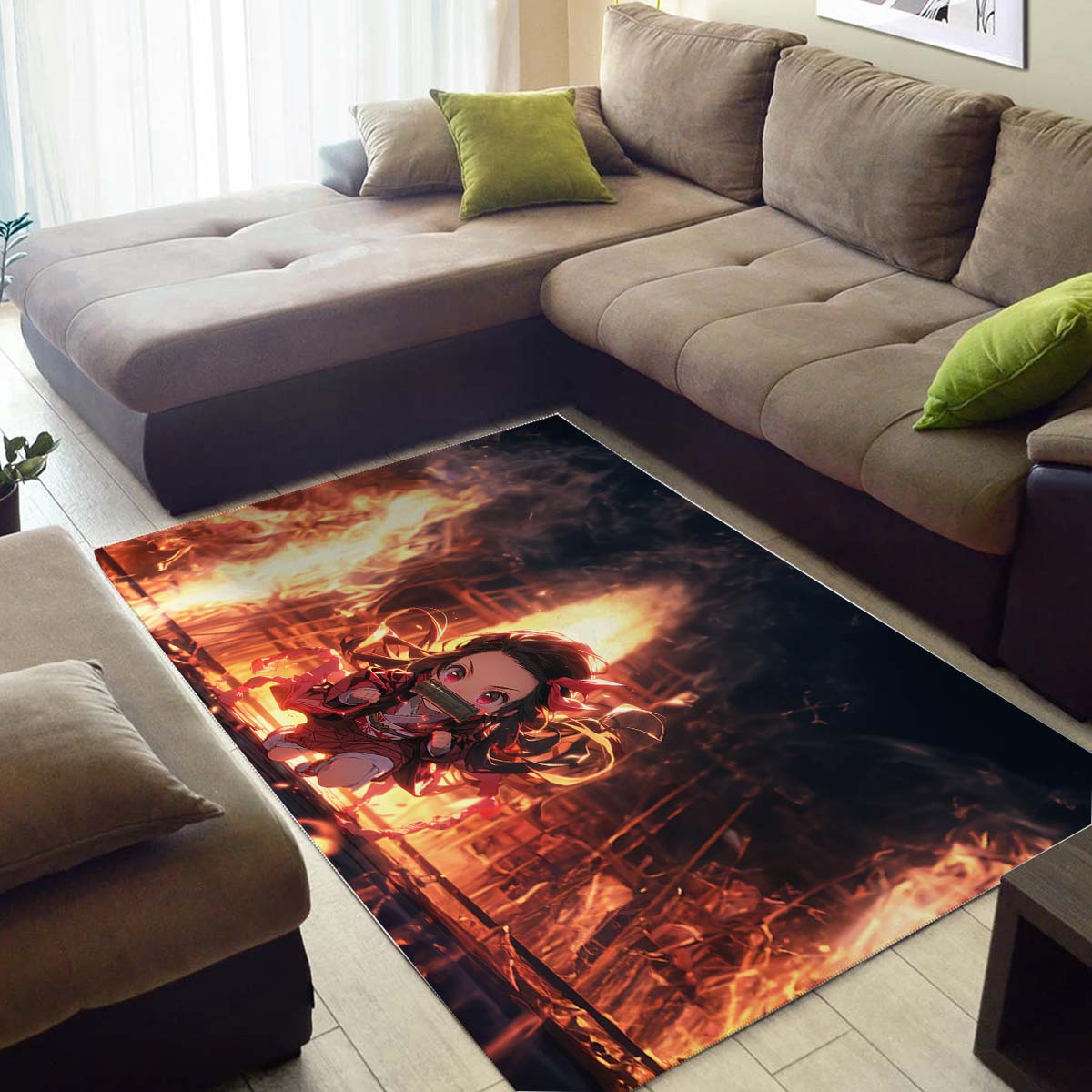 Nezuko Kamado Ai Teppich – Bild 3
