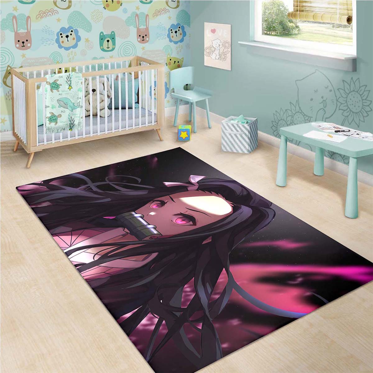 Nezuko Kamado - Kimetsu No Yaiba 3 Teppich – Bild 3
