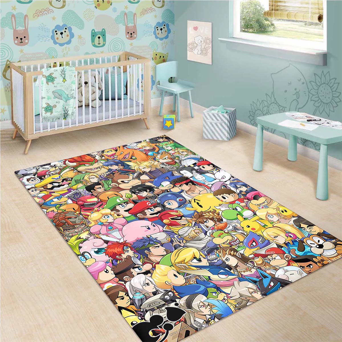 Nintendo Character Game 2 Teppich – Bild 3