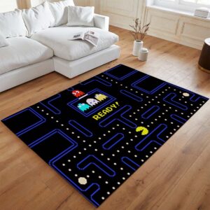 Alternative view of Pac-Man bereit Spiel mit Geistern Teppich - TOK