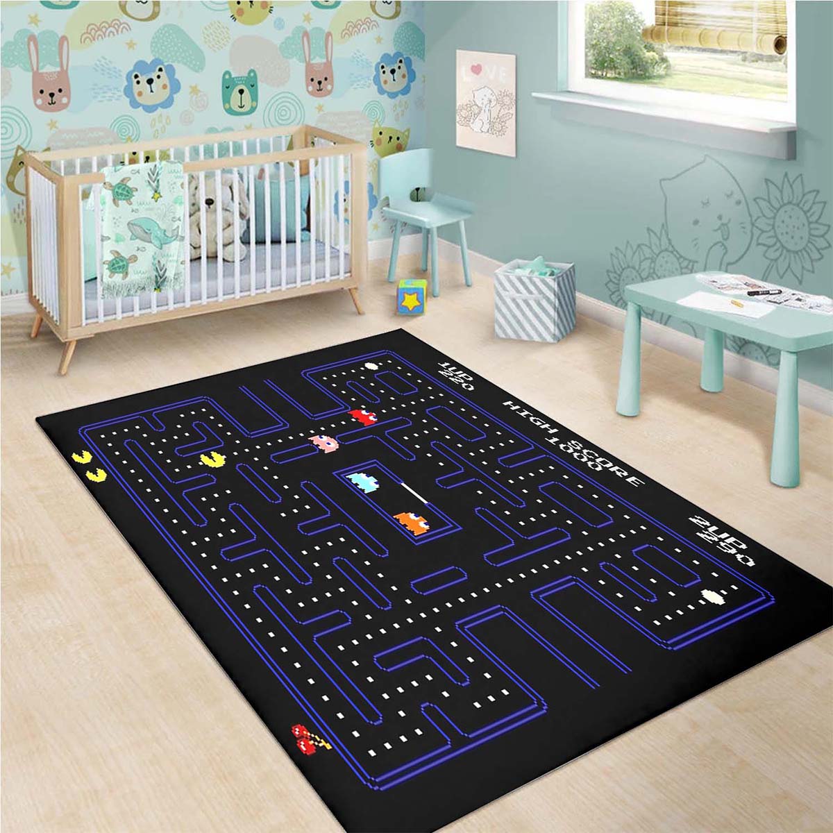 Pacman Game Room Teppich – Bild 3