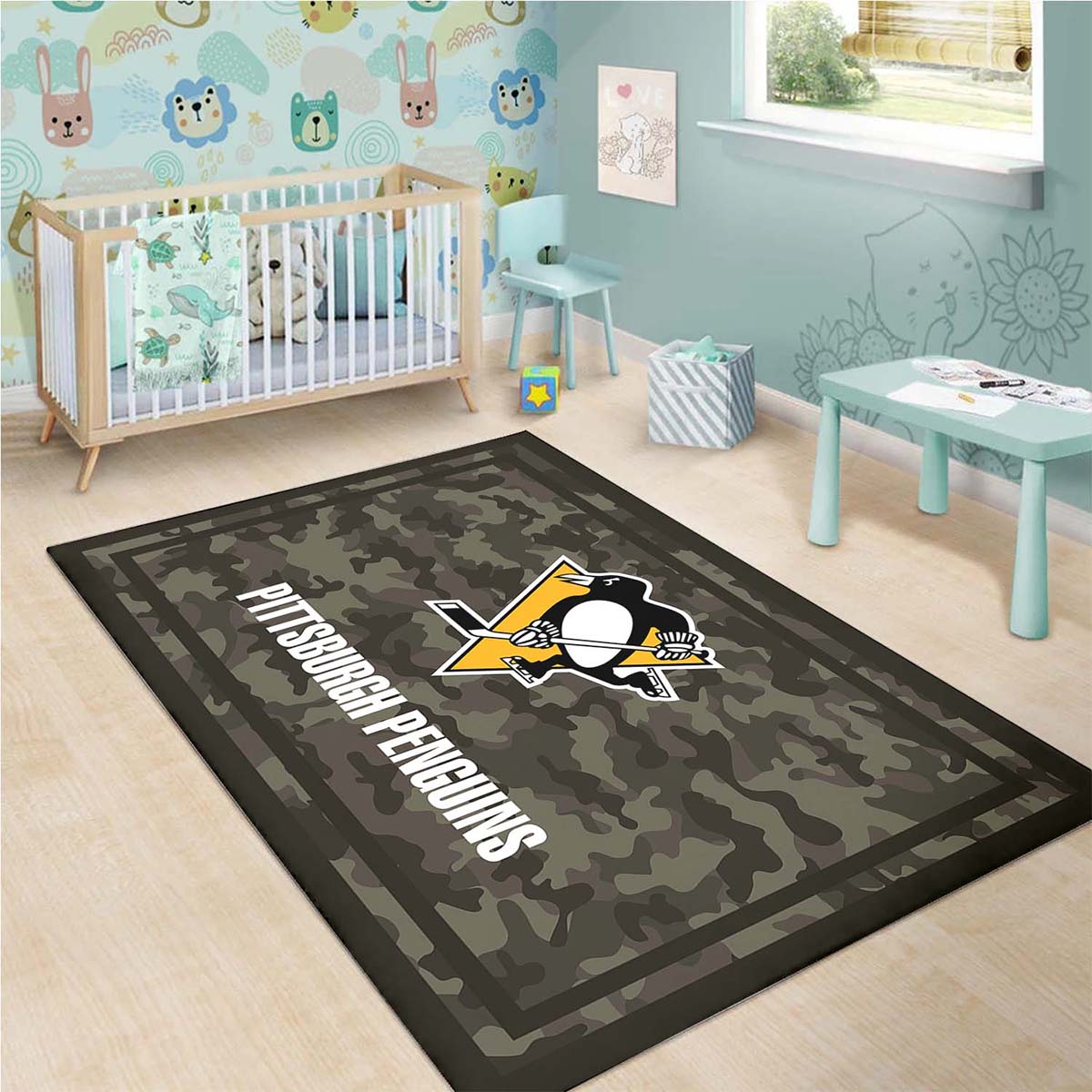 Pittsburgh Penguins Hockey Team Teppich – Bild 3