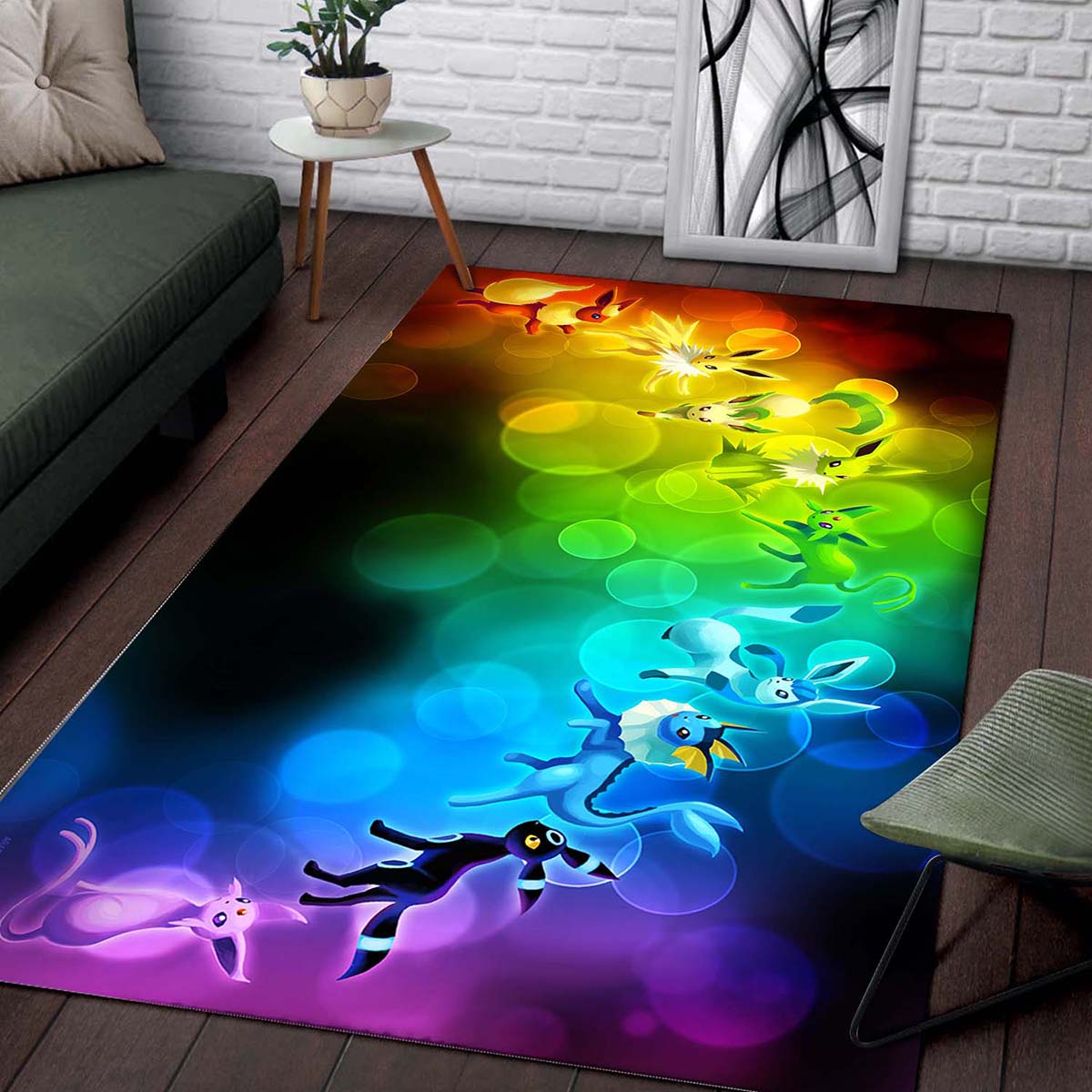 Pokemon Eeveelutions Rainbow Teppich – Bild 2