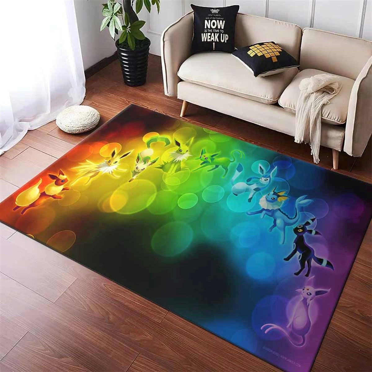 Pokemon Eeveelutions Rainbow Teppich – Bild 3