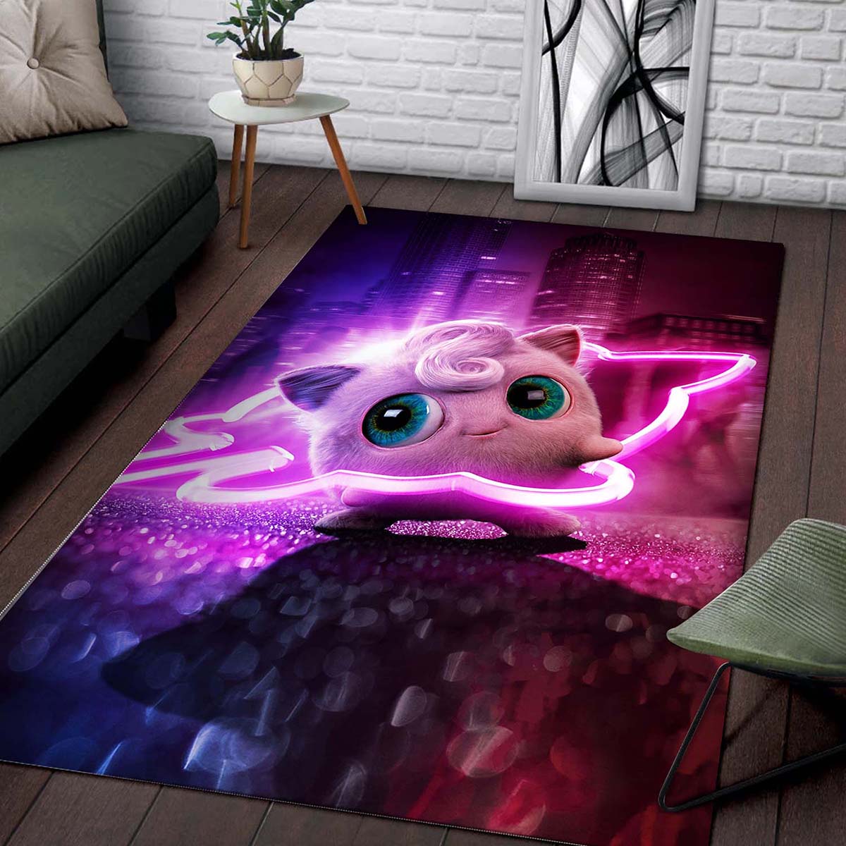 Pokemon Pummeluff Rosa Teppich – Bild 2