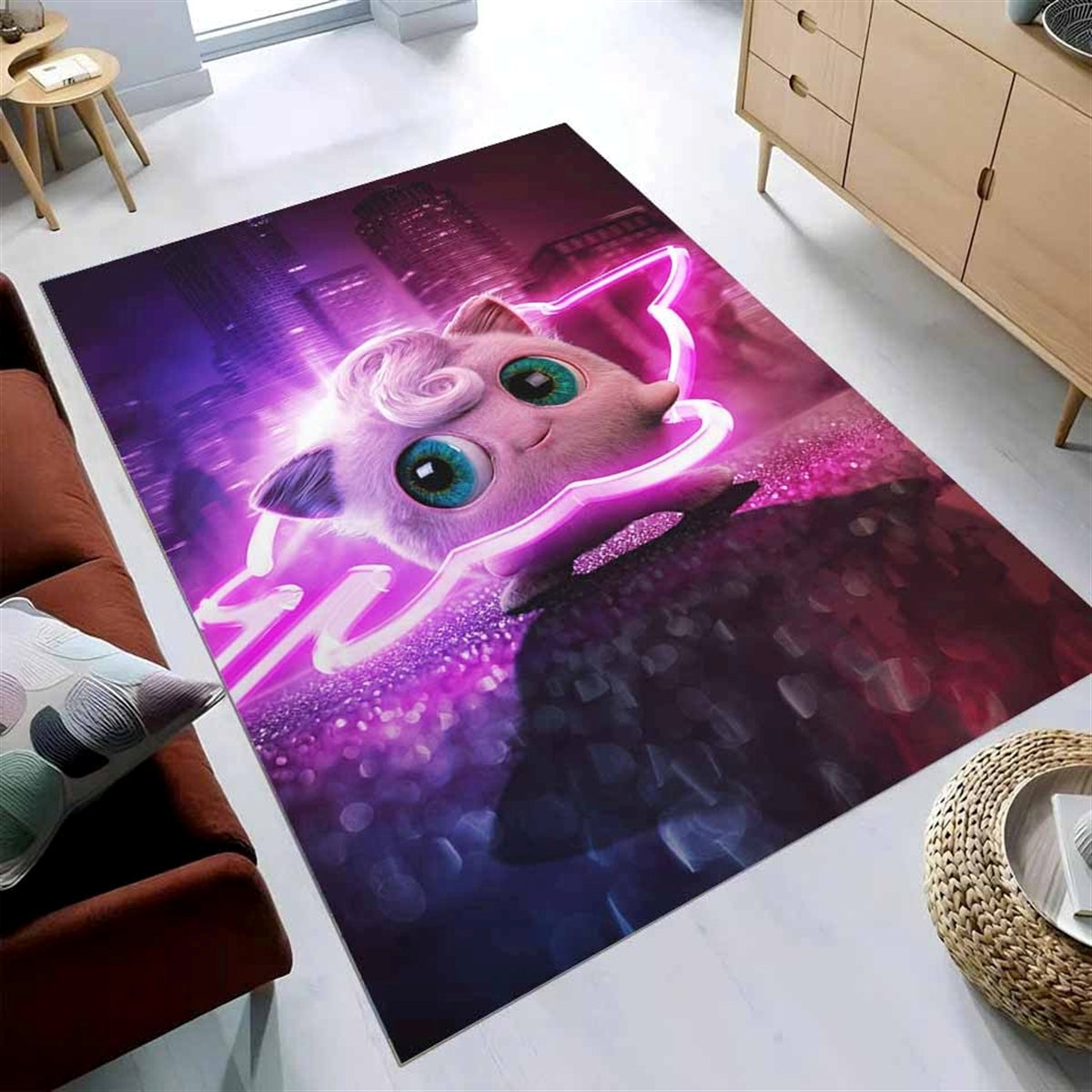 Pokemon Pummeluff Rosa Teppich – Bild 3