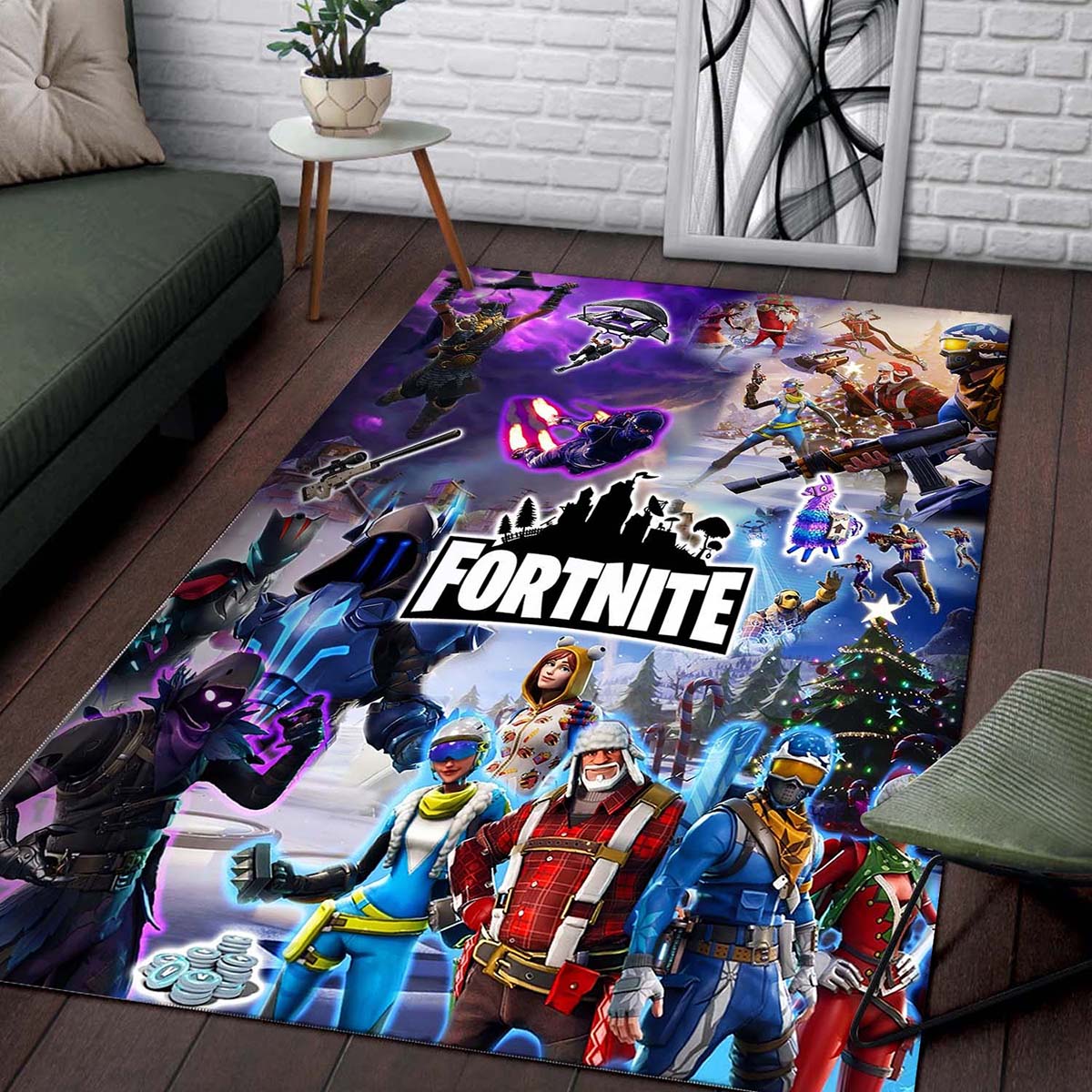 Raven Of Fortnite Area Teppich – Bild 2