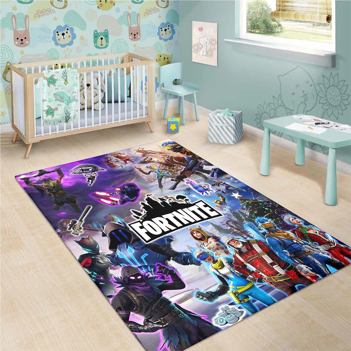 Raven Of Fortnite Area Teppich – Bild 3