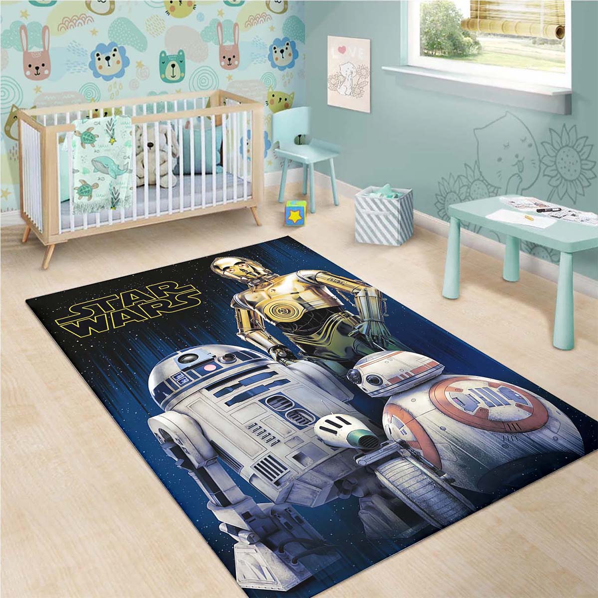 Robots Star Wars Arts Teppich – Bild 3