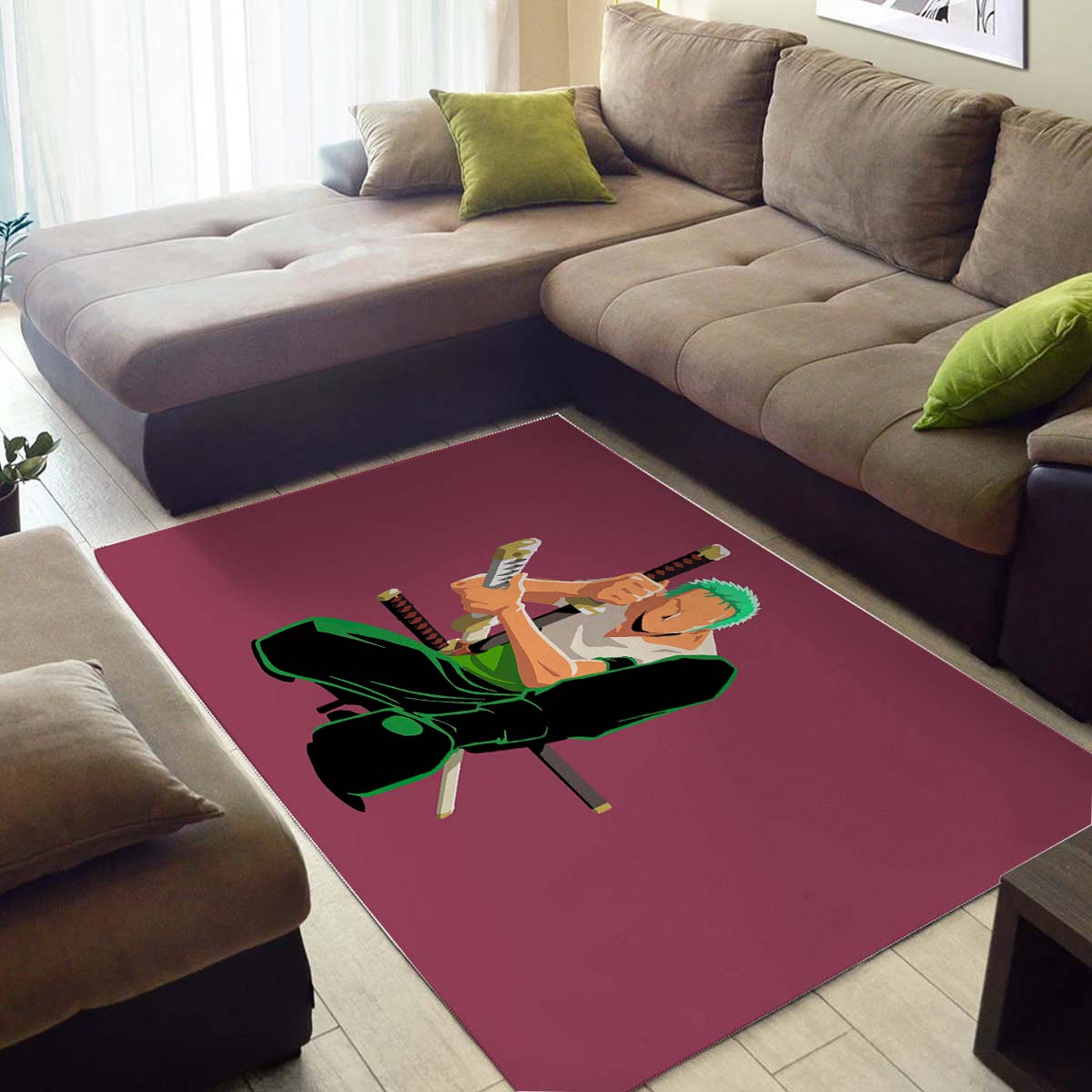 Roronoa Zoro One 1 Teppich – Bild 3