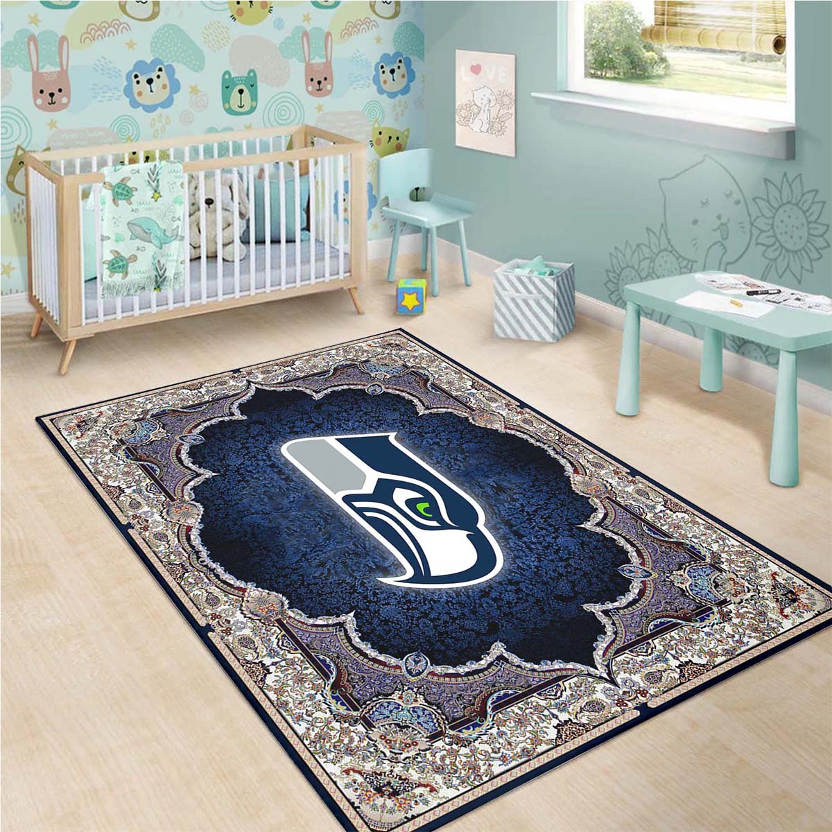 Seattle Seahawks Teppich – Bild 3