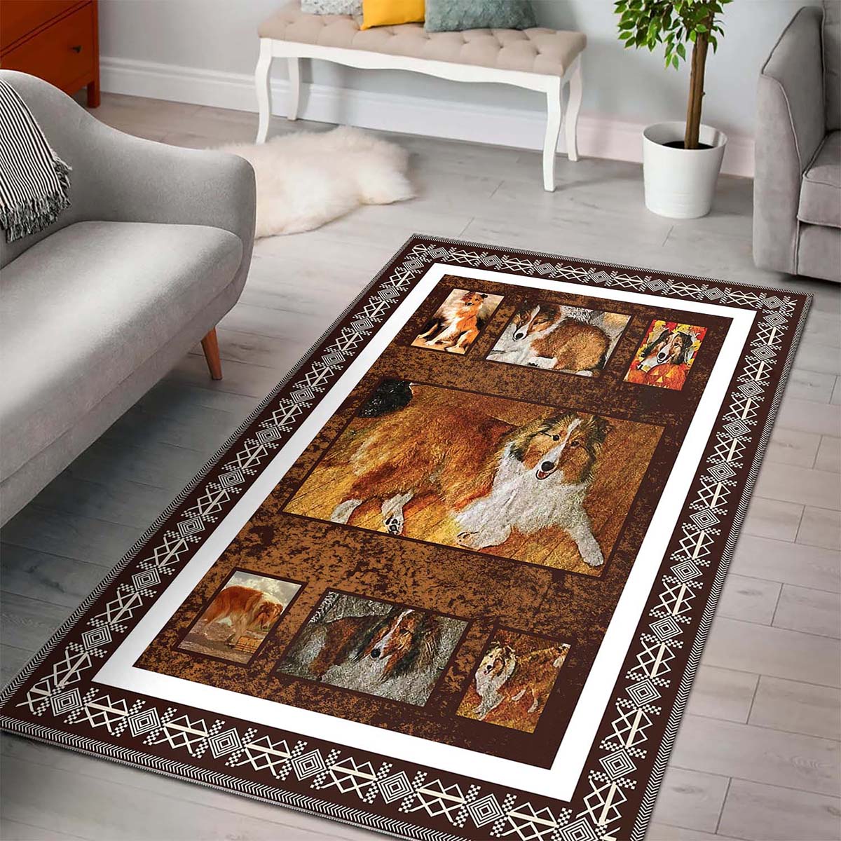 Sheltie De2211016r Teppich – Bild 3