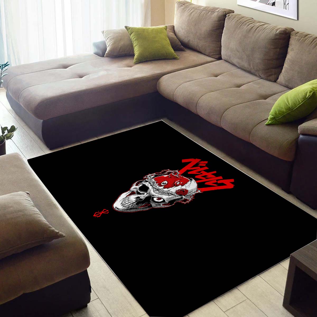 Skull Knight Teppich – Bild 3