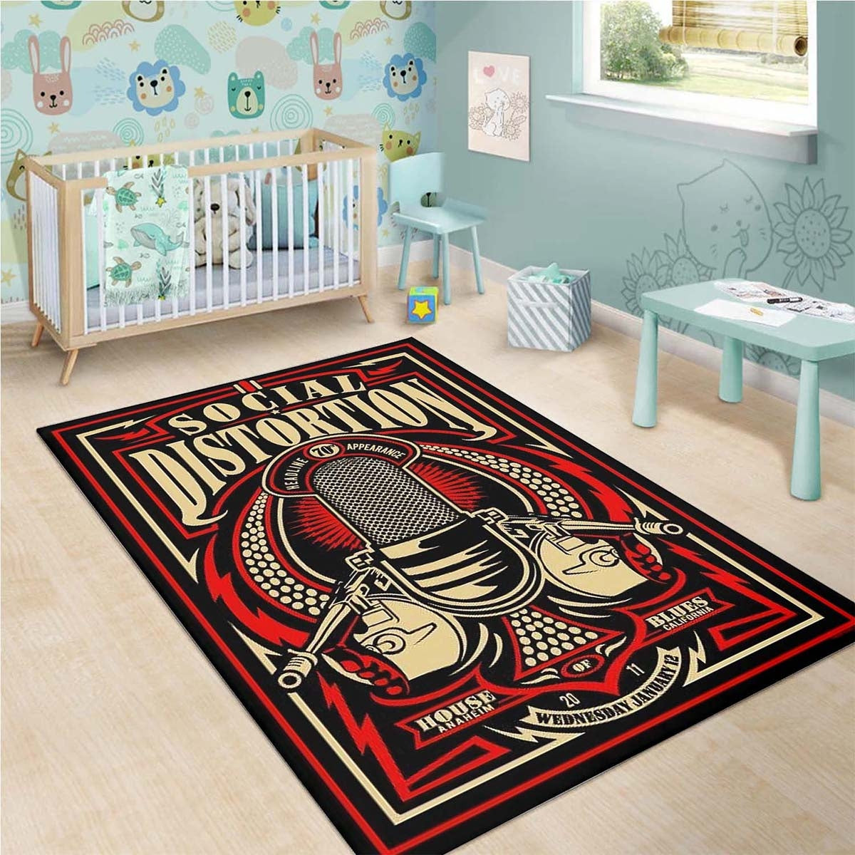 Social Distortion Band Teppich