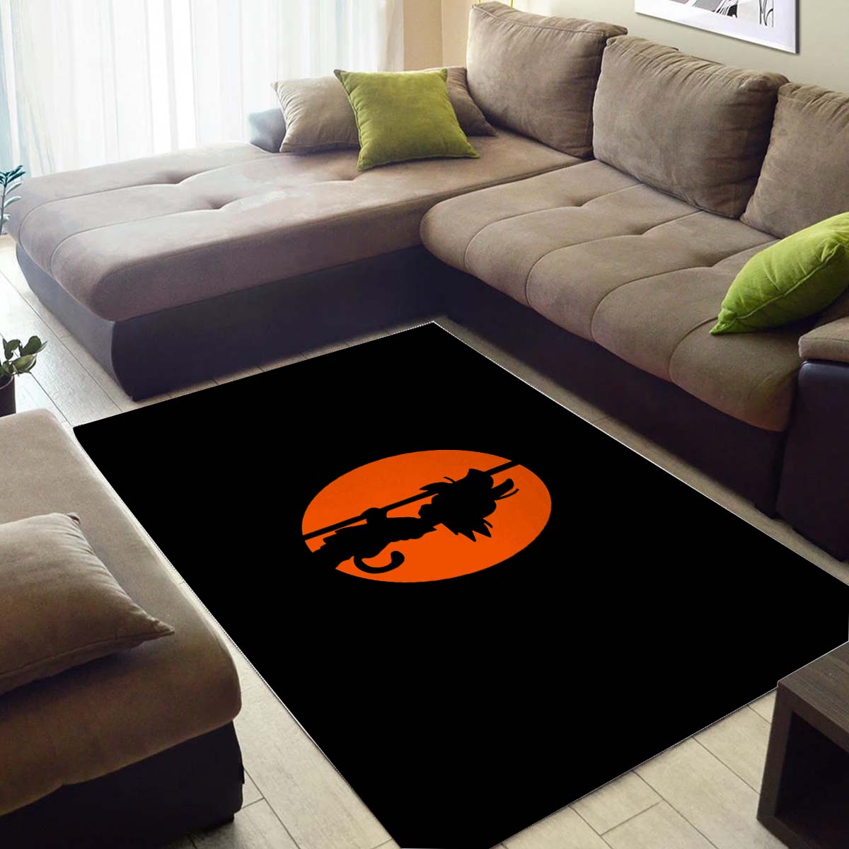 Son Goku Silhouette Teppich – Bild 3
