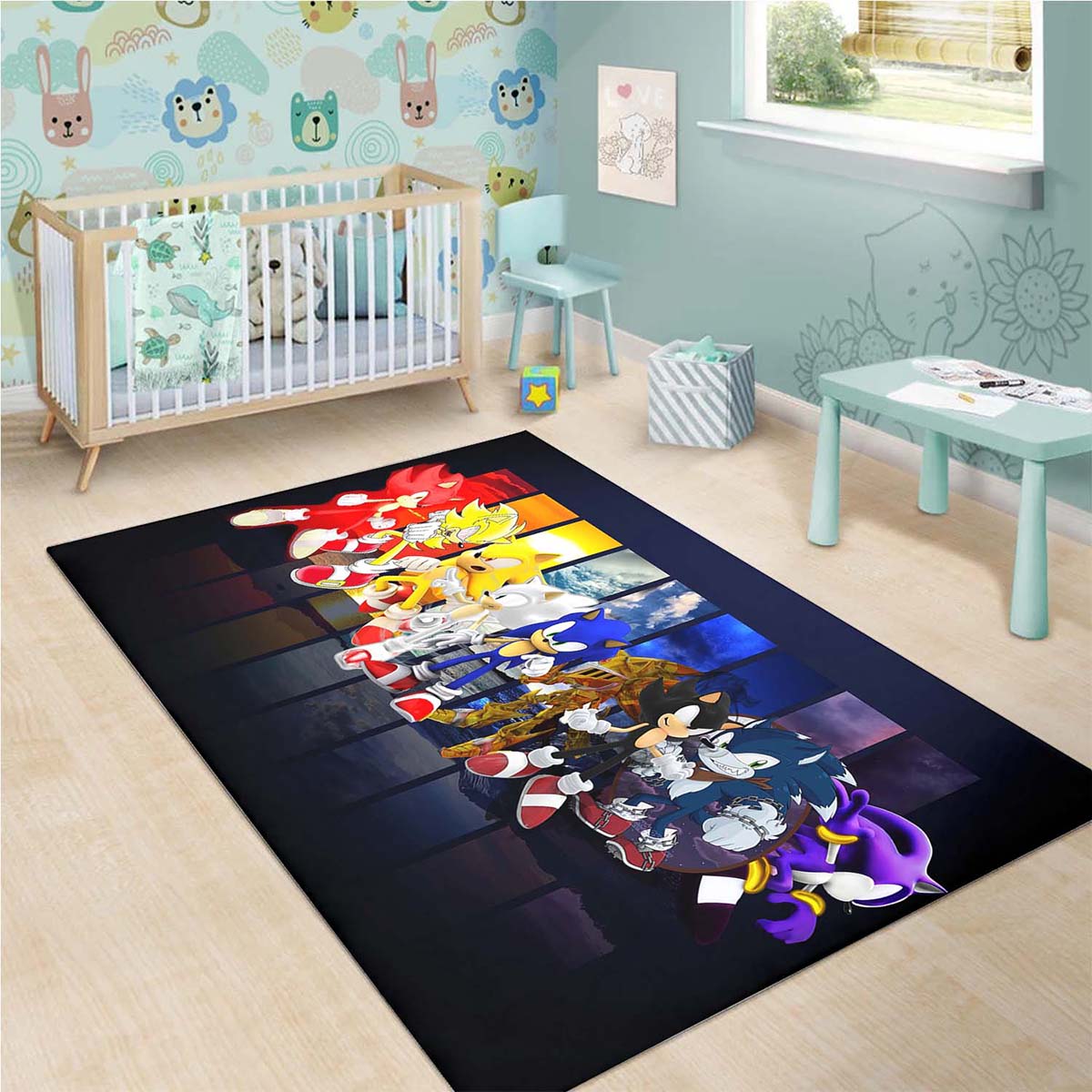 Sonic The Hedgehog Dekor Teppich – Bild 3