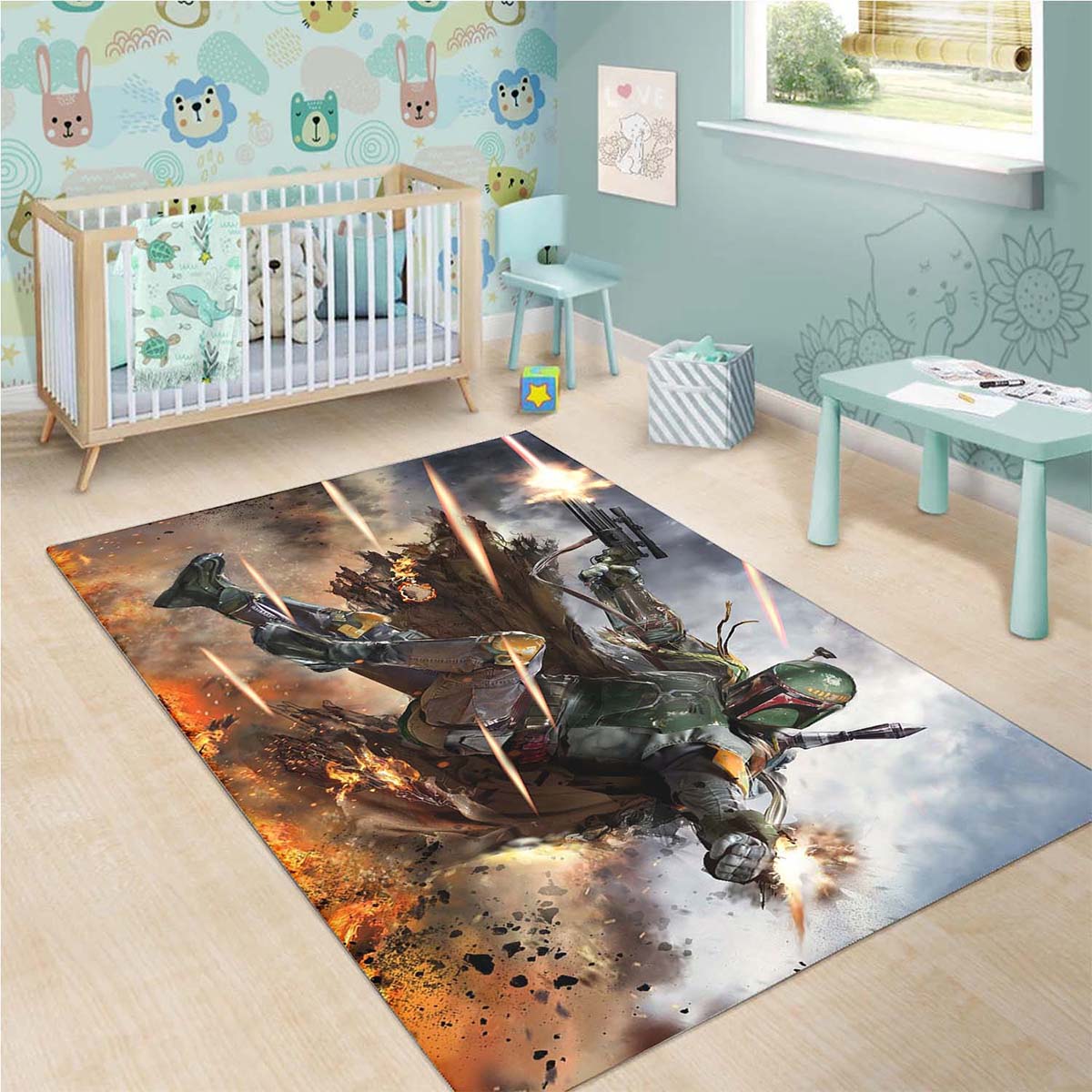 Star Wars Boba Fett 1 Teppich – Bild 3