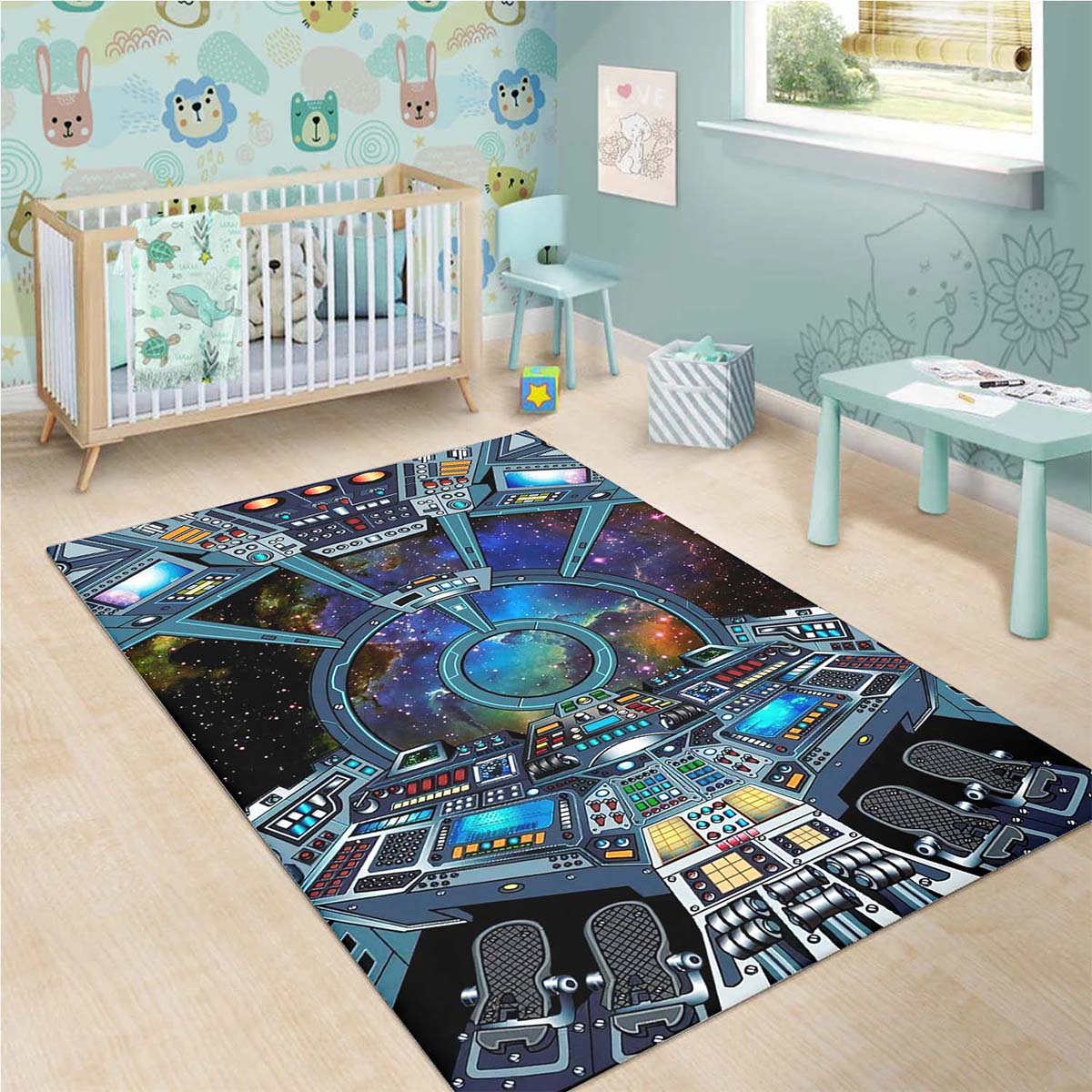 Star Wars Fans Art Millennium Falcon Teppich – Bild 3