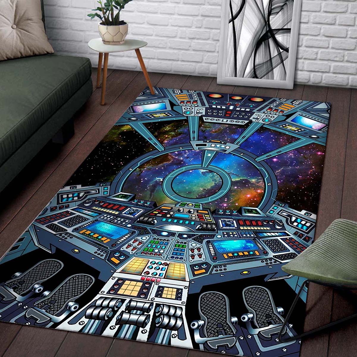 Star Wars Fans Art Millennium Falcon Teppich – Bild 2