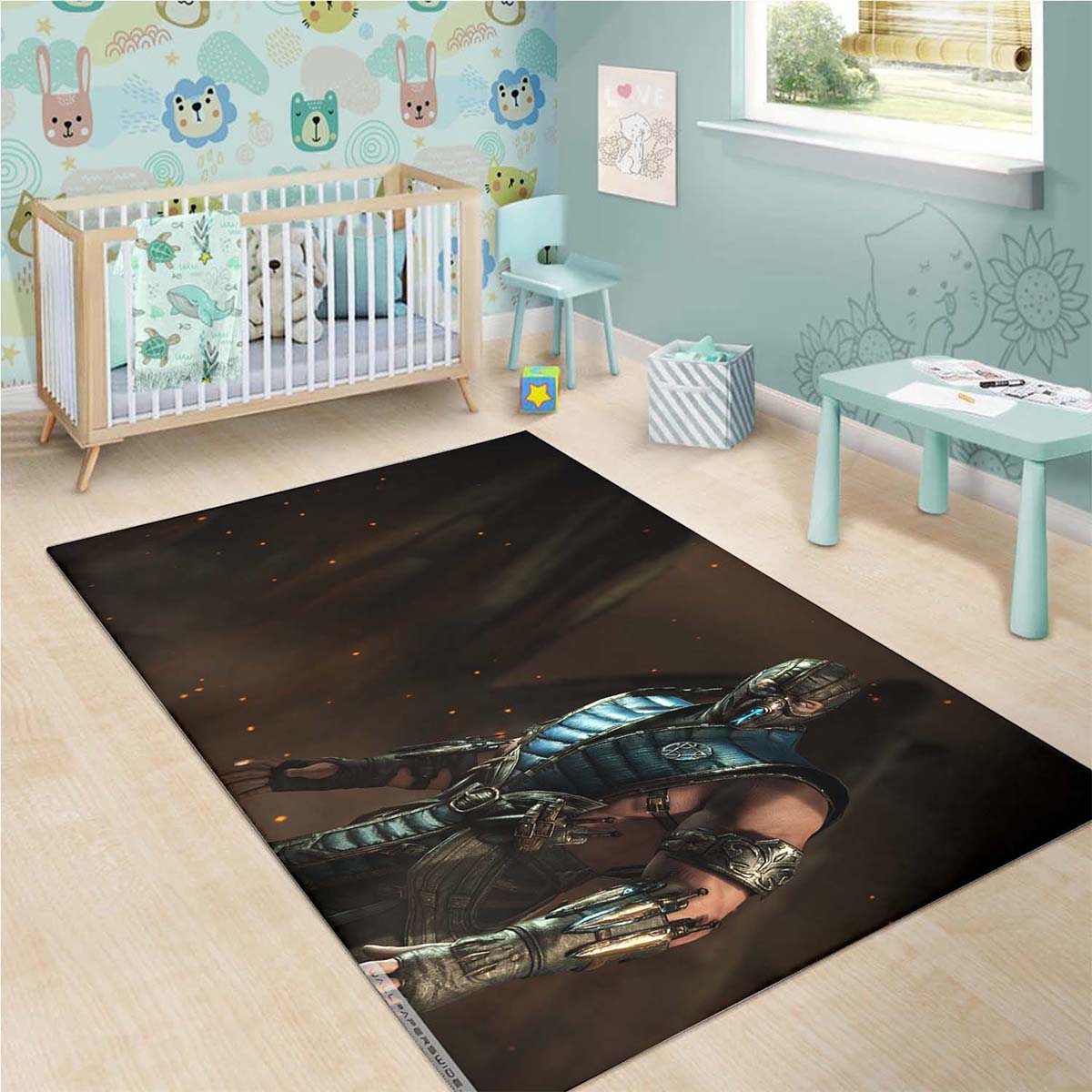 Sub Zero Mortal Kombat X 4K Teppich – Bild 3
