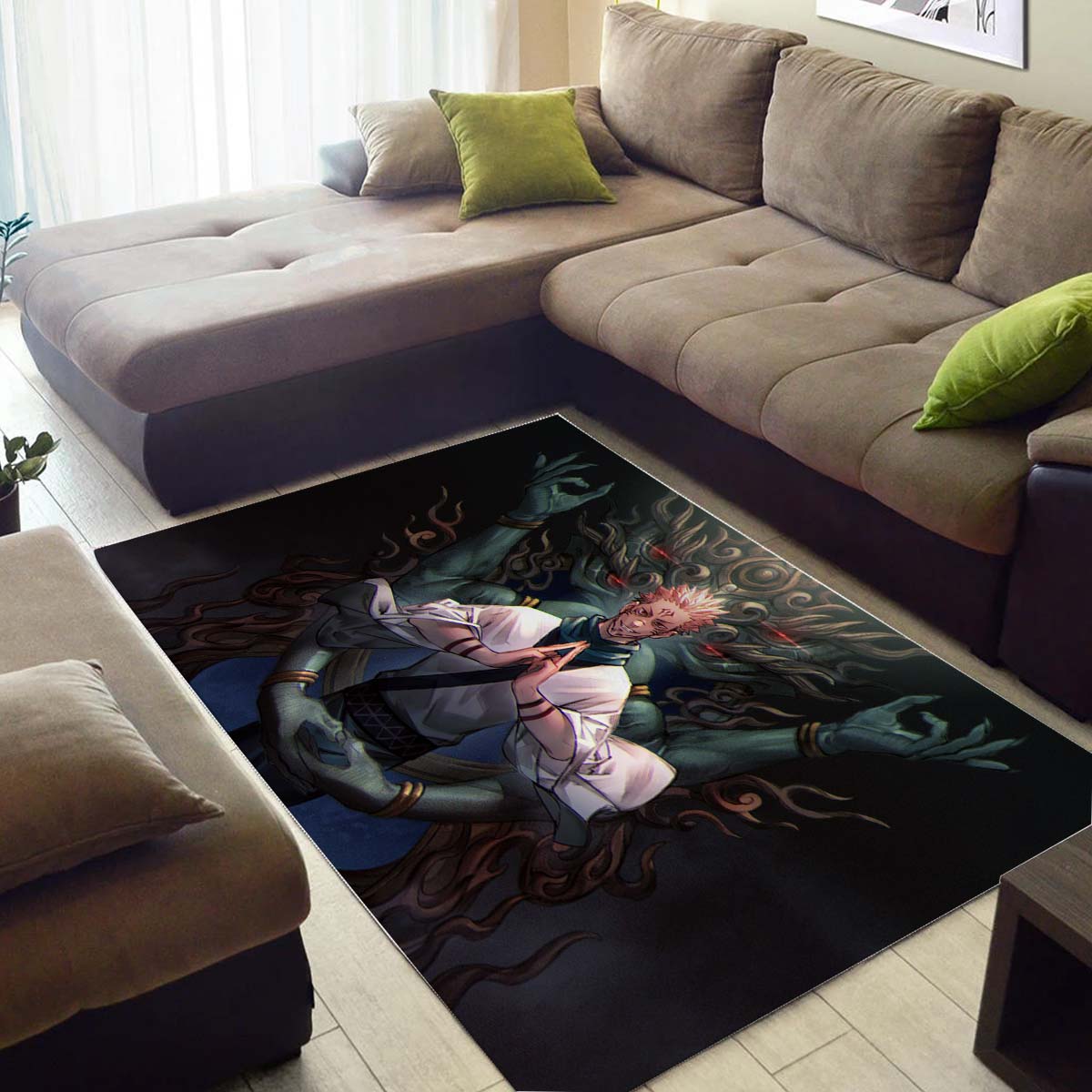 Sukuna 5K Jujutsu Kaisen Teppich – Bild 3