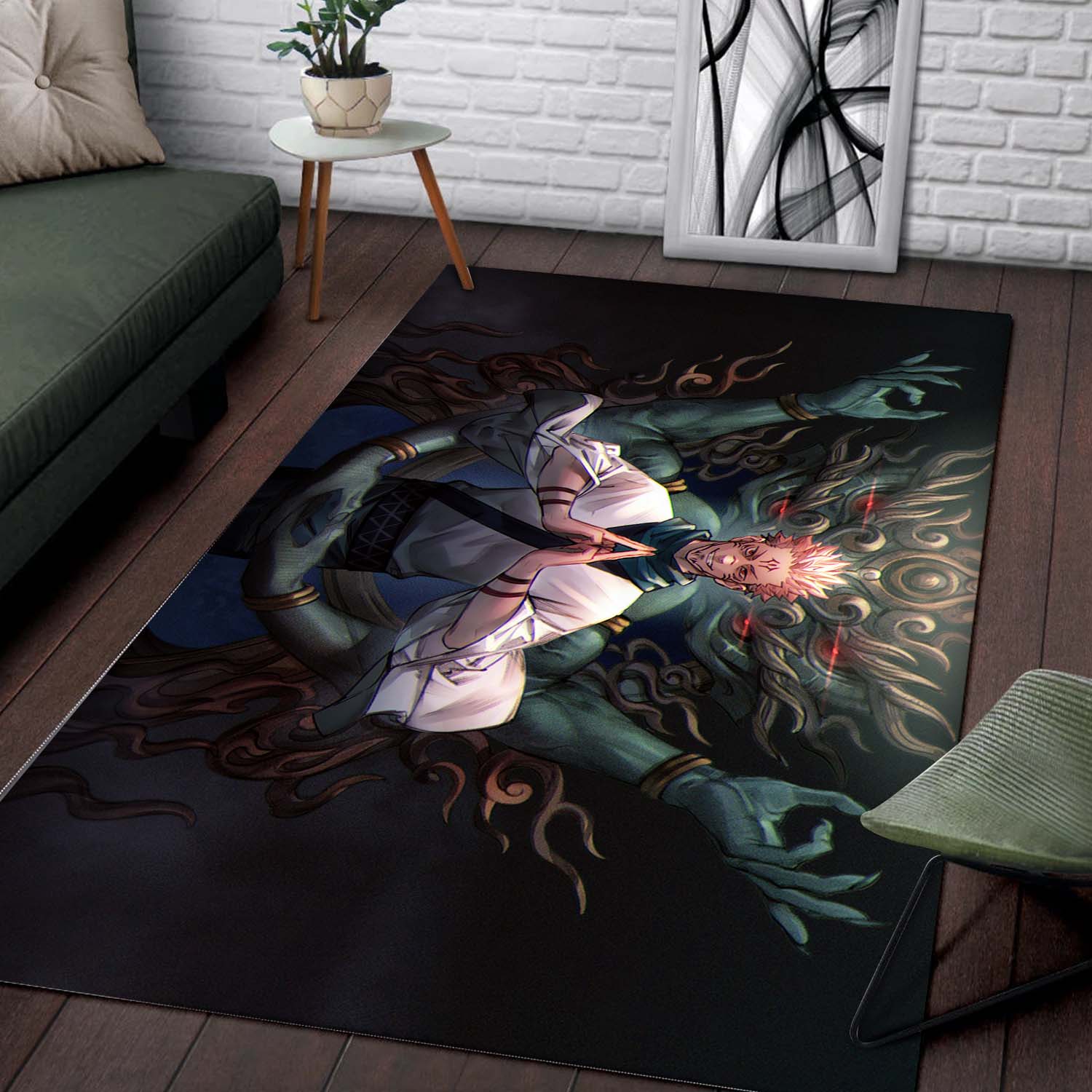 Sukuna 5K Jujutsu Kaisen Teppich – Bild 2