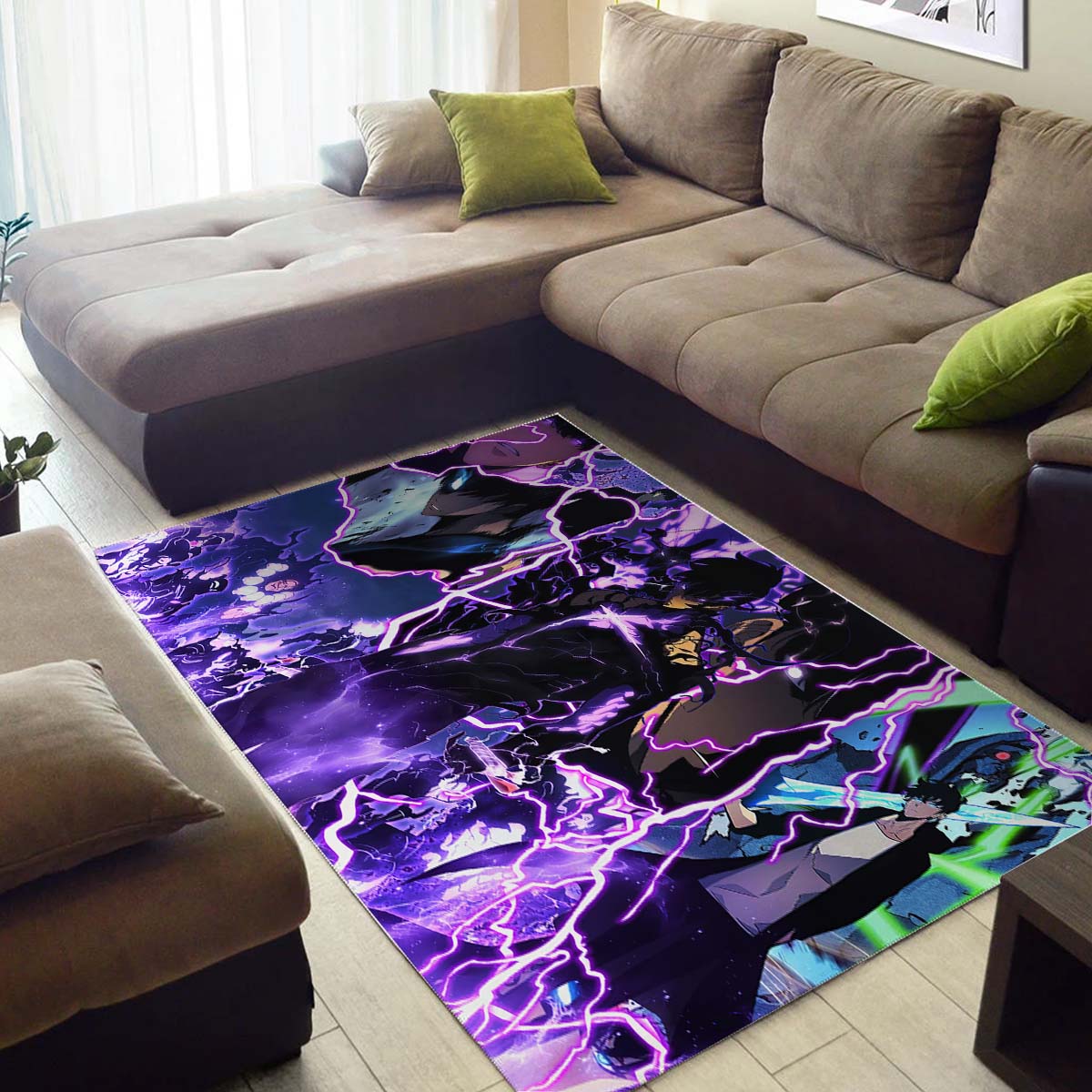 Sung Jinwoo Neon Teppich – Bild 3