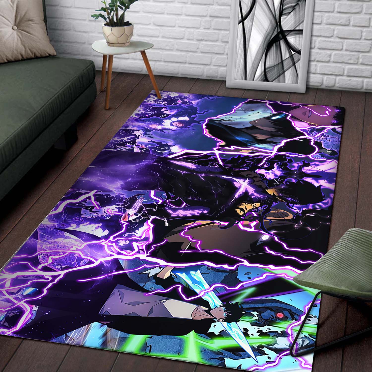 Sung Jinwoo Neon Teppich – Bild 2