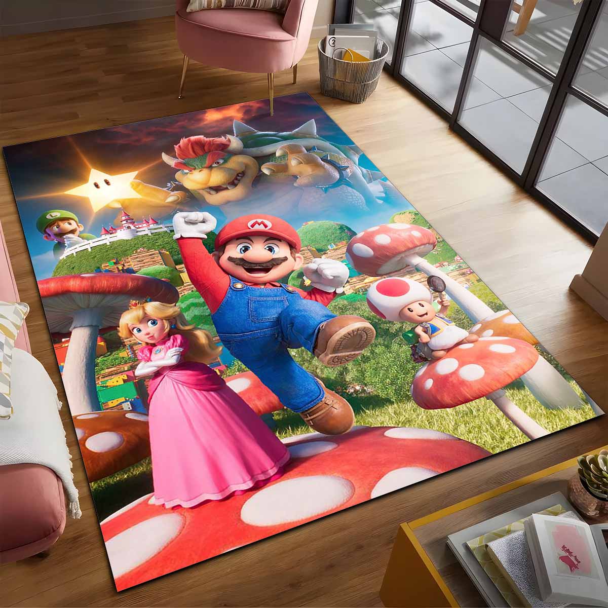 Super Mario Charaktere 11 Teppich – Bild 2