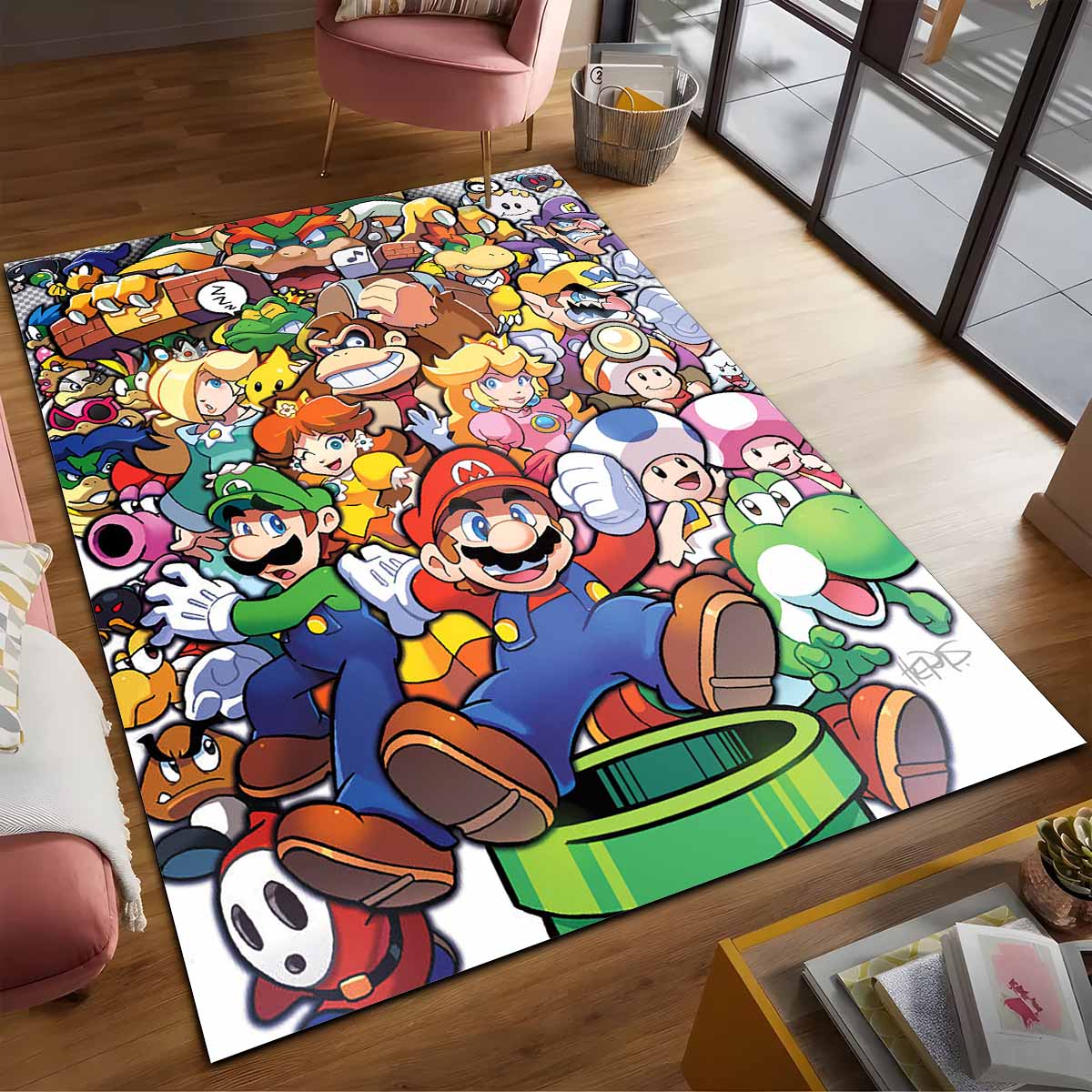 Super Mario Charaktere 12 Teppich – Bild 2