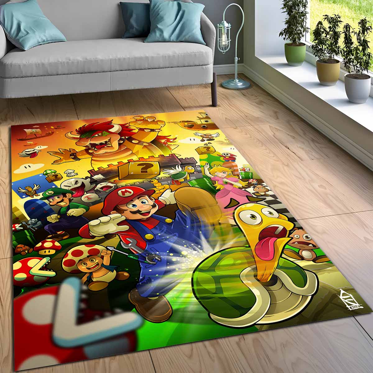 Super Mario Charaktere 13 Teppich – Bild 3