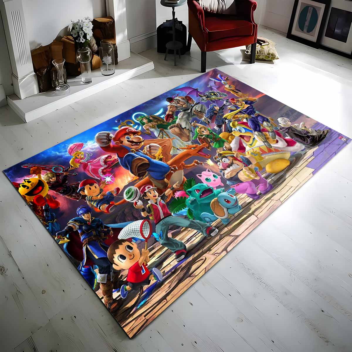 Super Mario Charaktere 20 Teppich