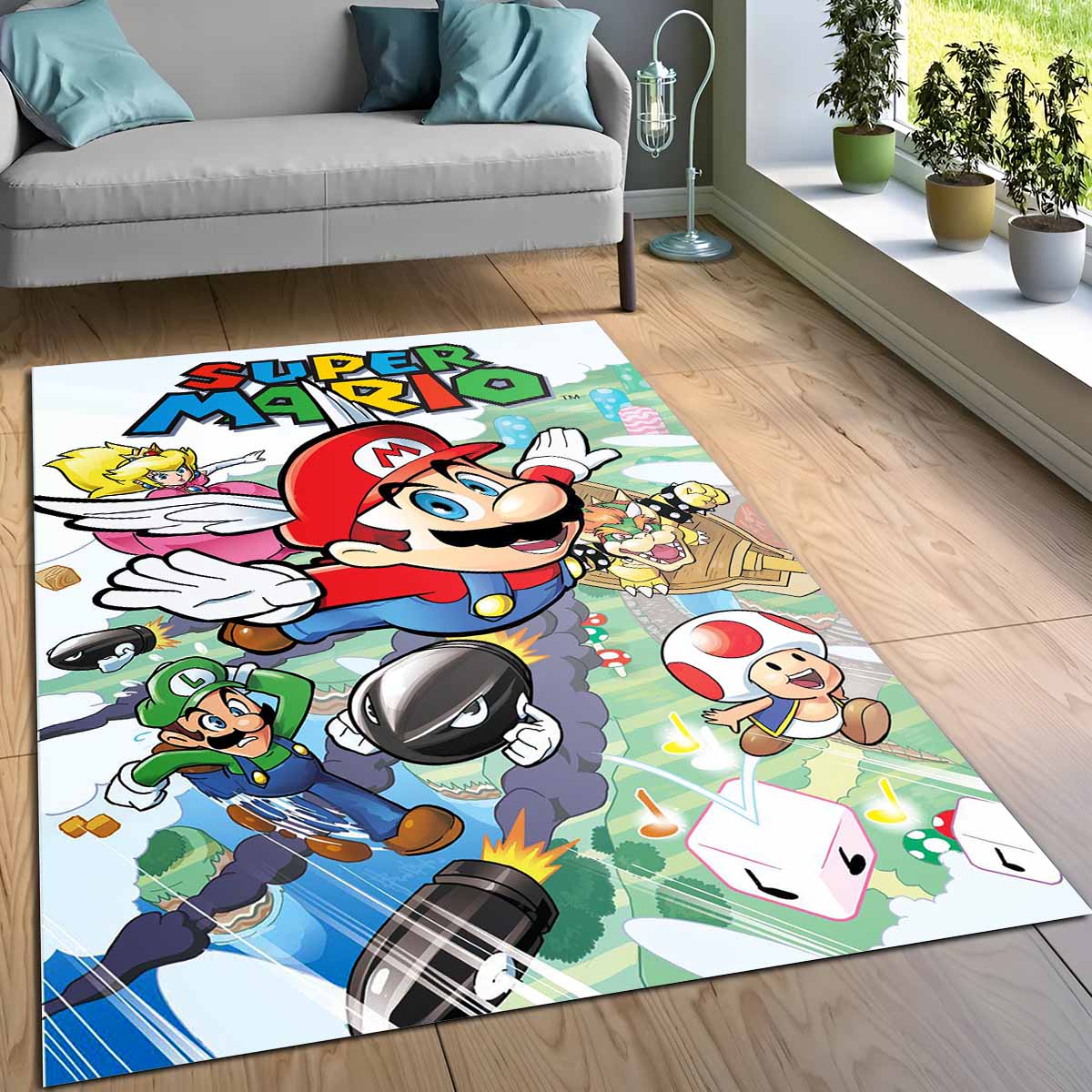 Super Mario Charaktere 23 Teppich – Bild 3