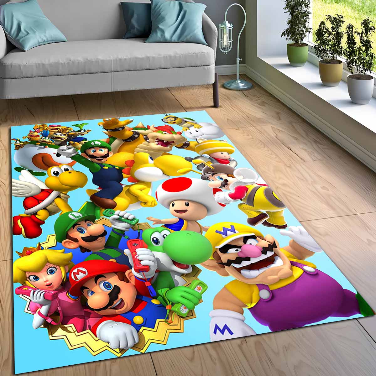 Super Mario Charaktere 27 Teppich – Bild 3