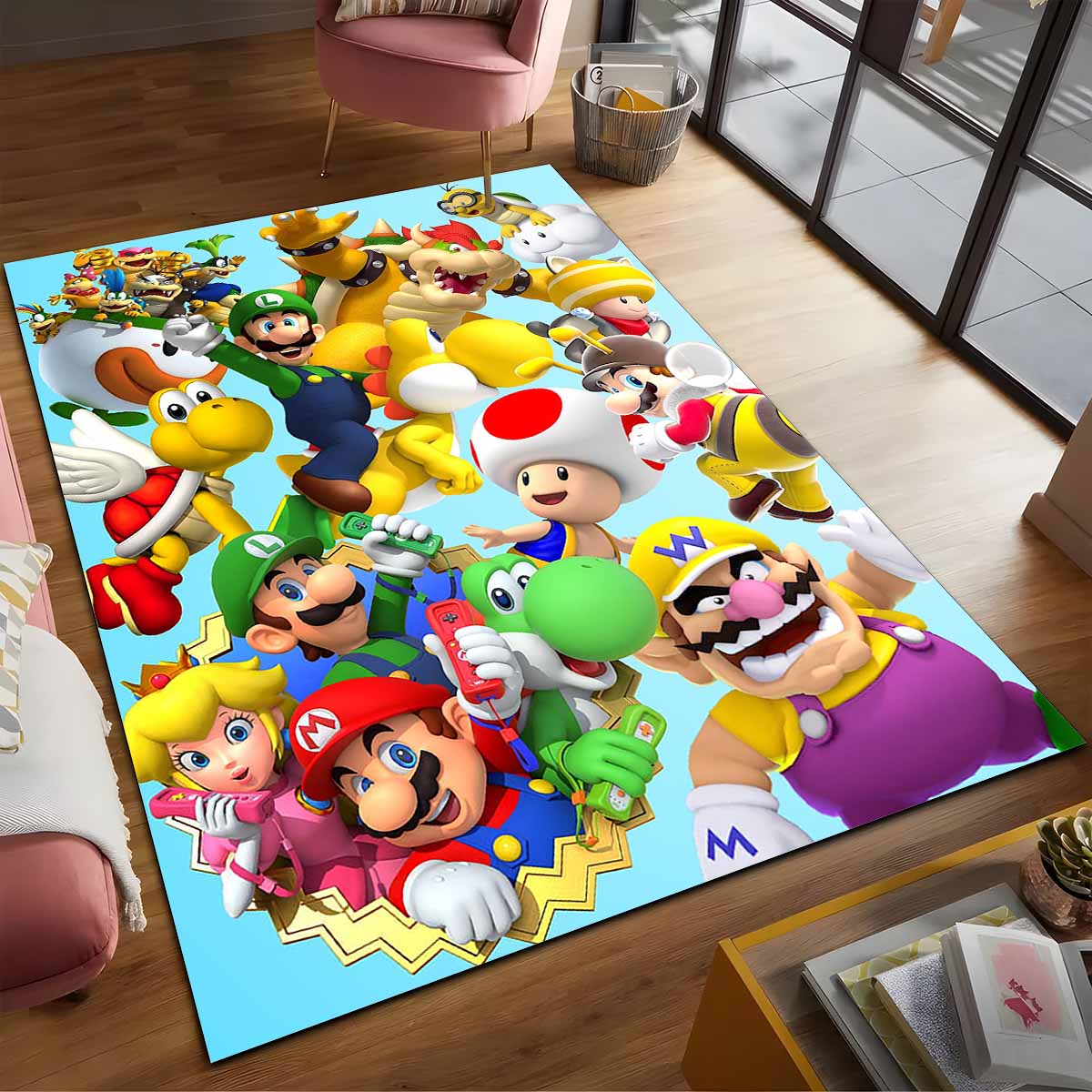 Super Mario Charaktere 27 Teppich – Bild 2