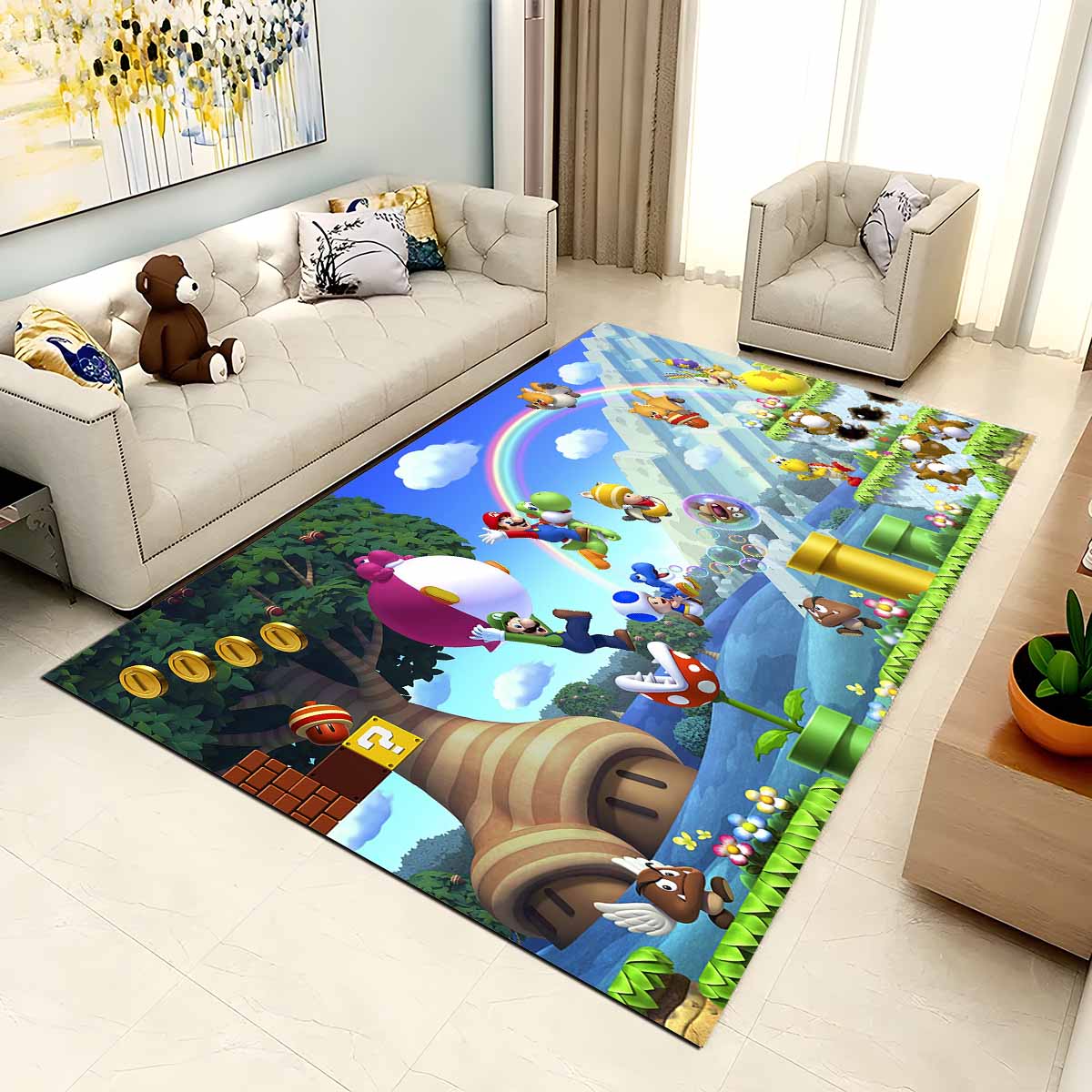 Super Mario Charaktere 32 Teppich – Bild 2