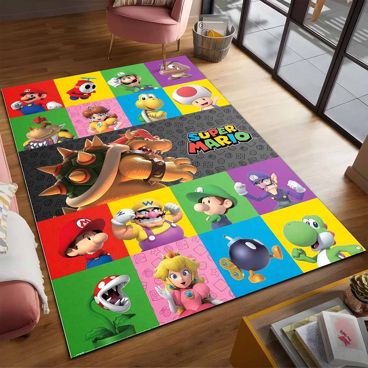 Super Mario Charaktere 39 Teppich – Bild 2