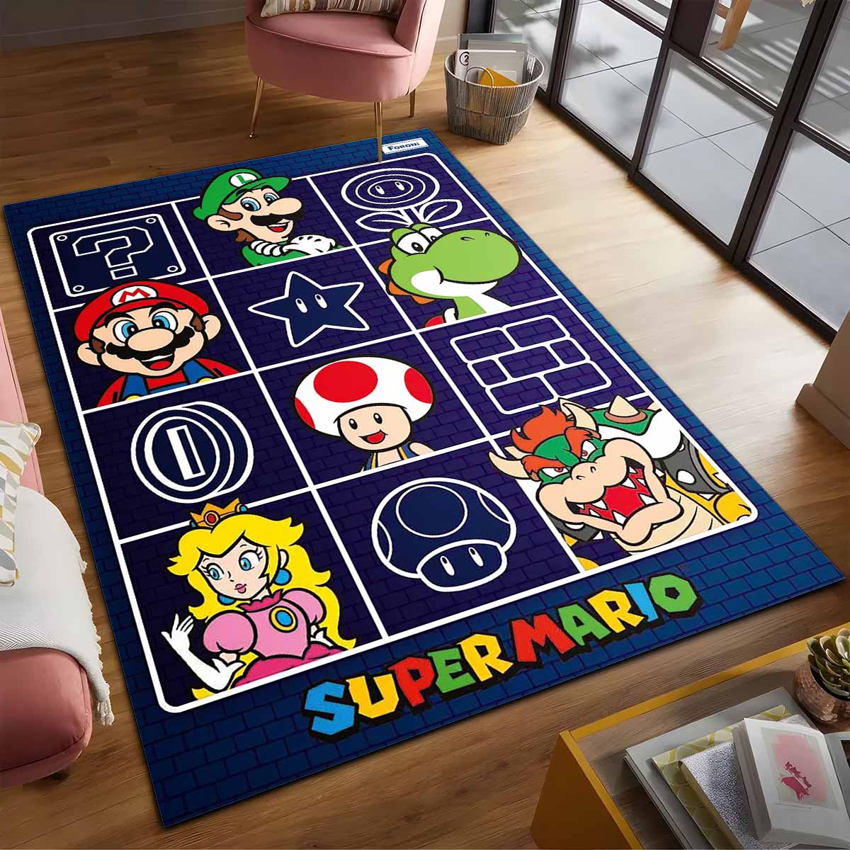 Super-Mario-Charaktere-46-Teppich – Bild 2