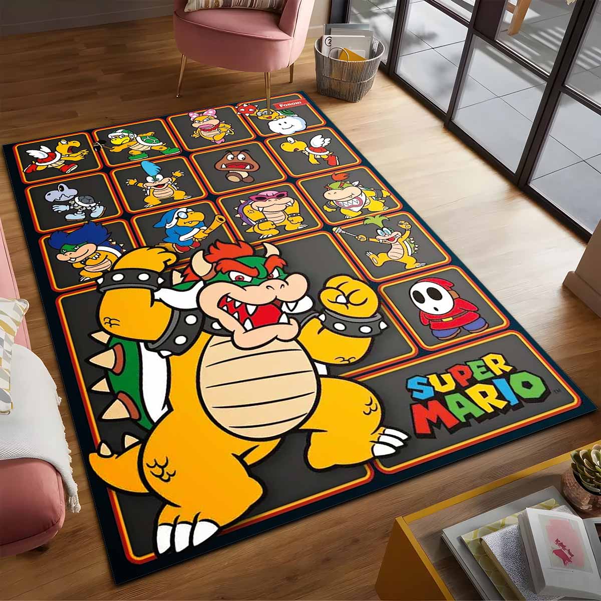 Super-Mario-Charaktere-47-Teppich – Bild 2