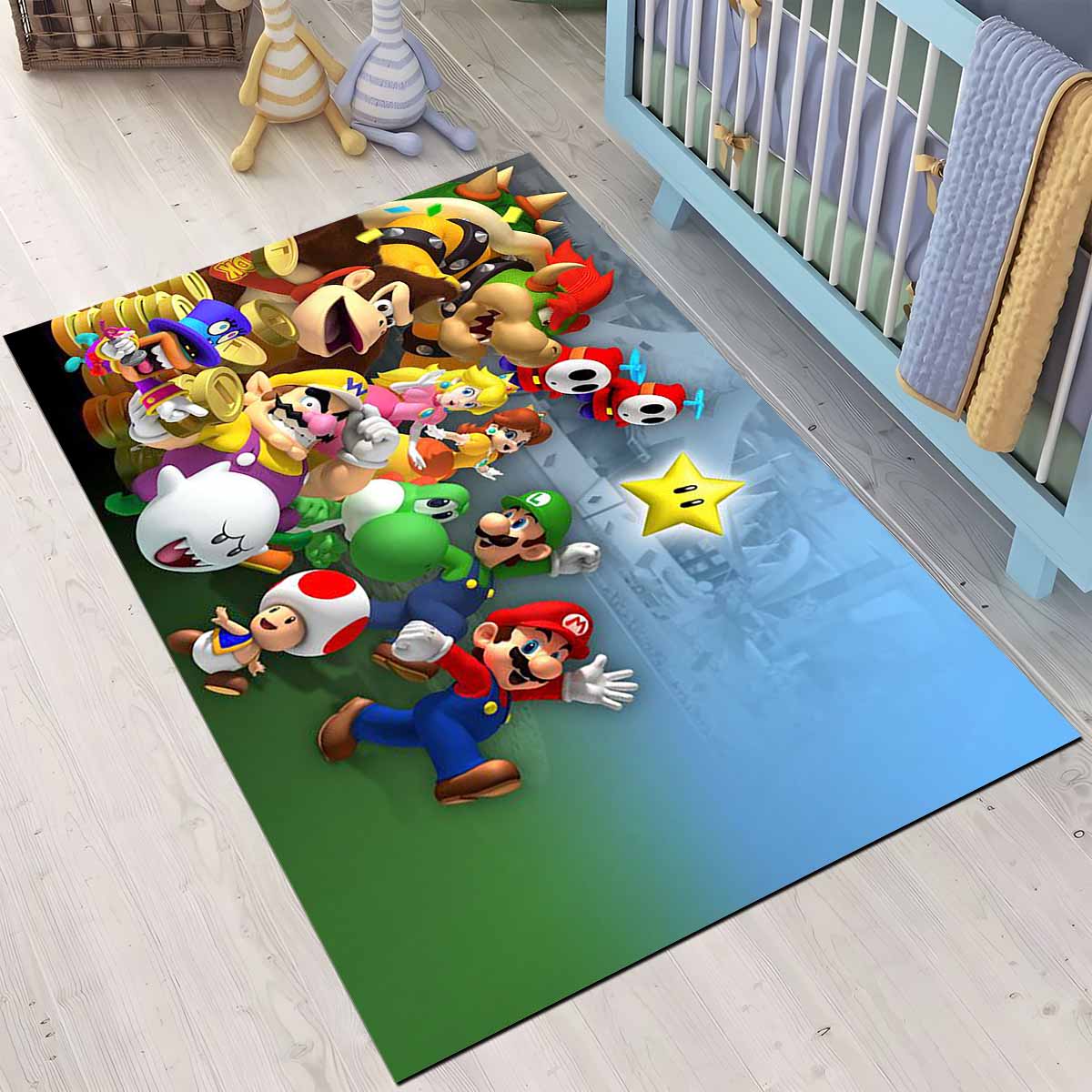 Super Mario Charaktere 8 Teppich – Bild 3