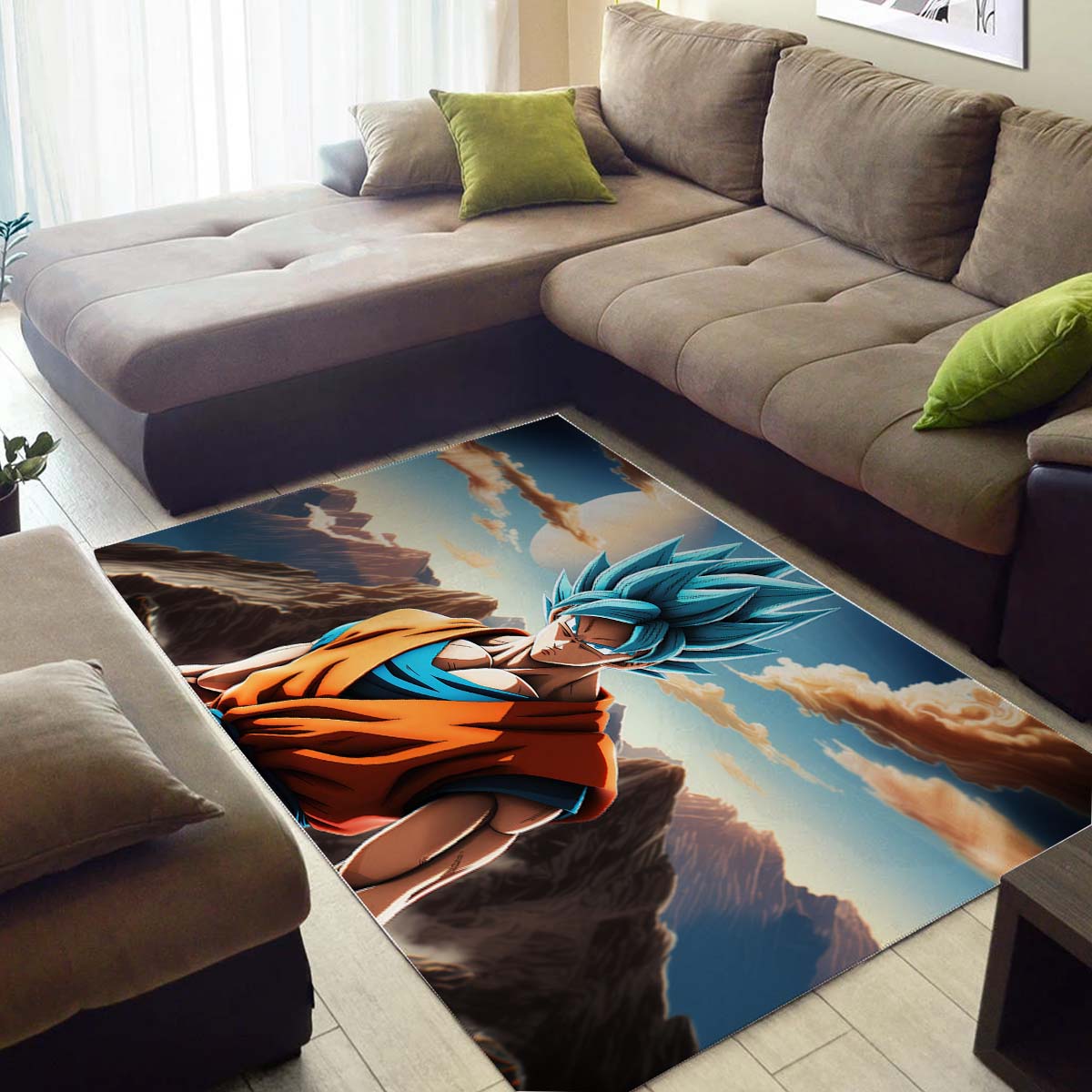 Super Saiyan Blue 1 Teppich – Bild 3