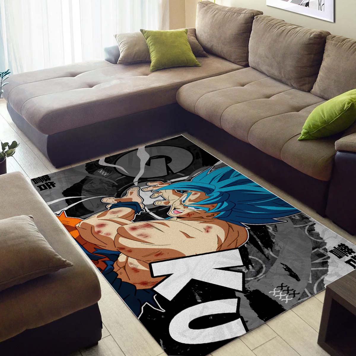 Super Saiyan Blue Teppich – Bild 3
