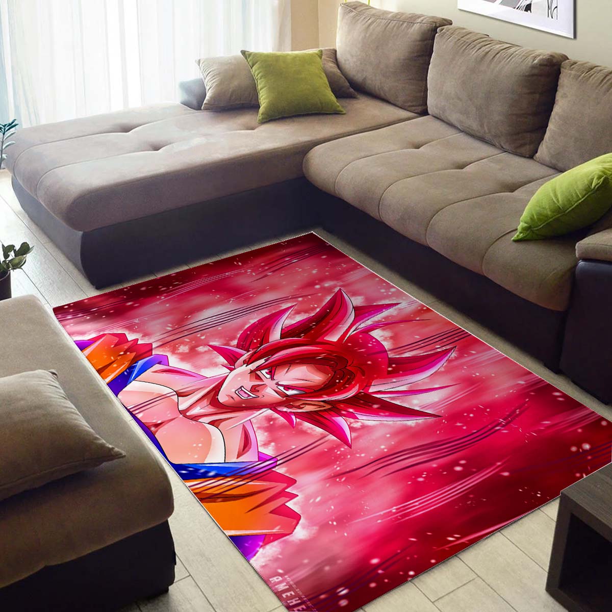 Super Saiyan Goku 1 Teppich – Bild 3